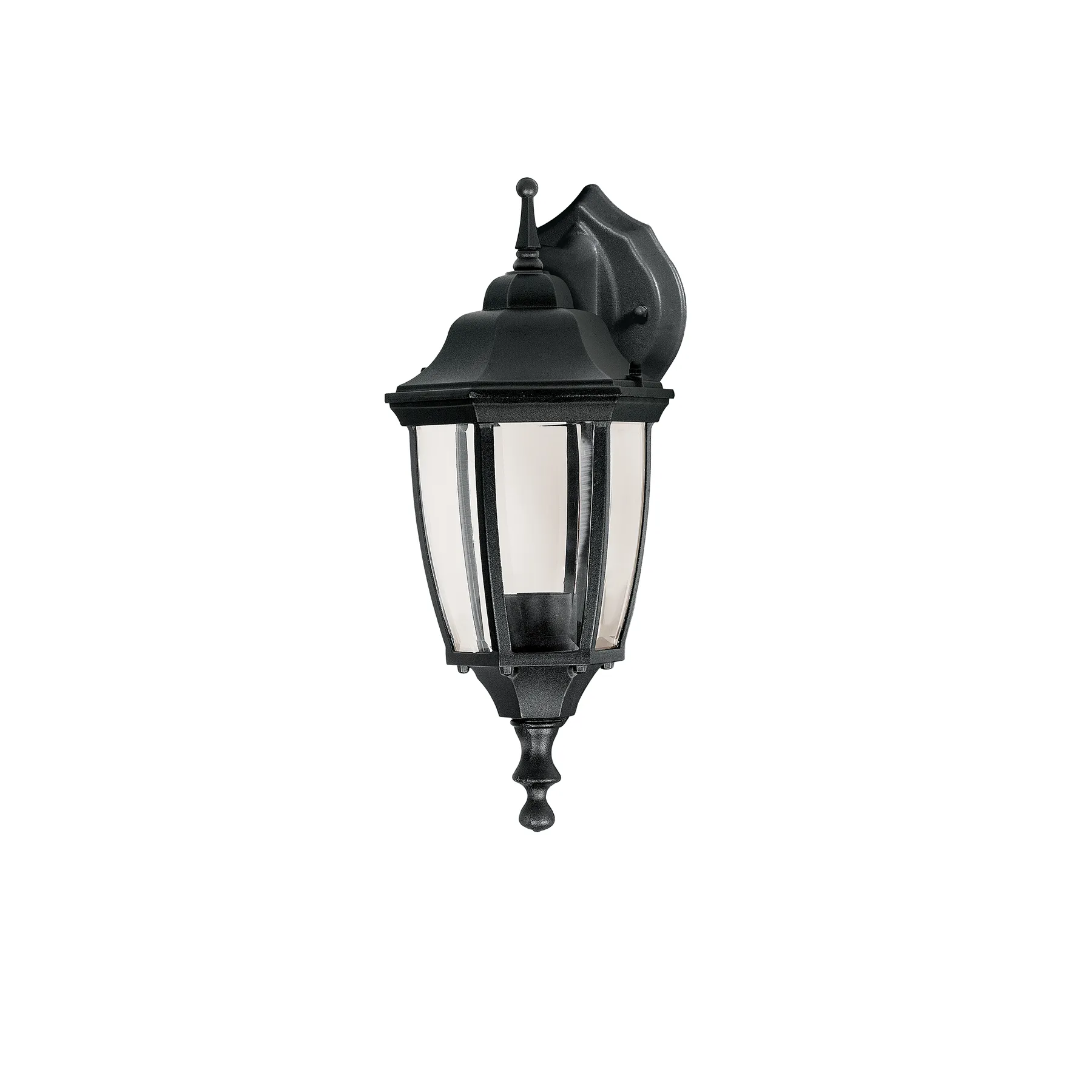 Arbotante tipo farol tradicional suspendido p/exterior negro, Foto 1 Tienda en línea de herramientas Truper
