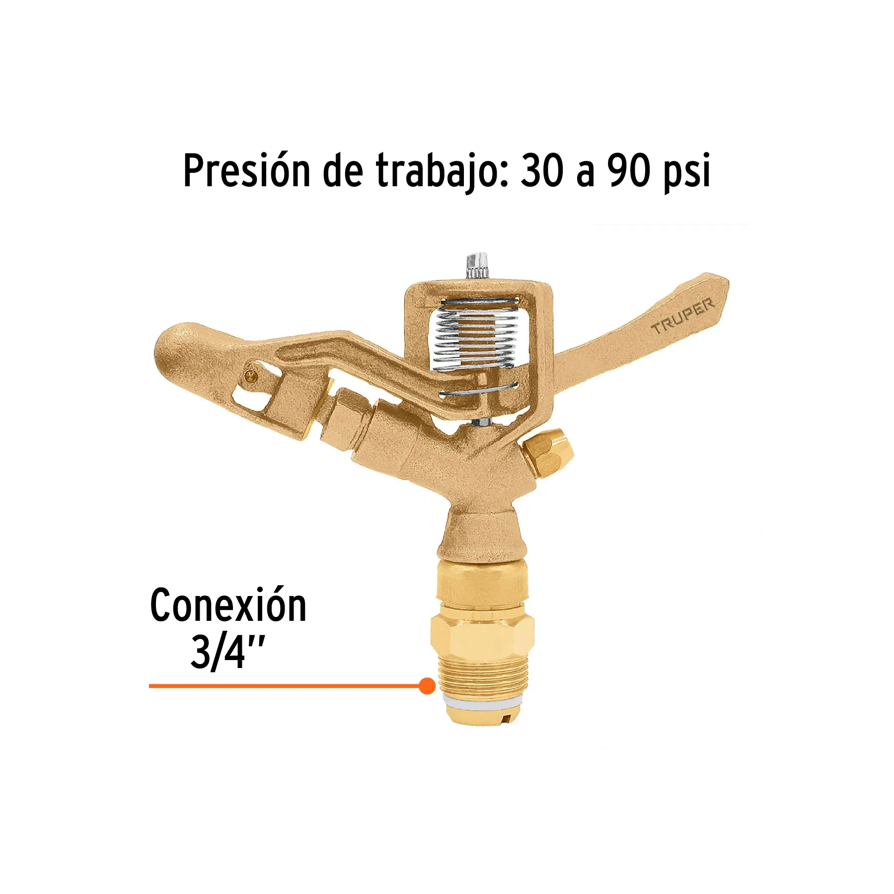 Aspersor agrícola de 3/4 ASP-3/4BR, Foto 3 Tienda en línea de herramientas Truper