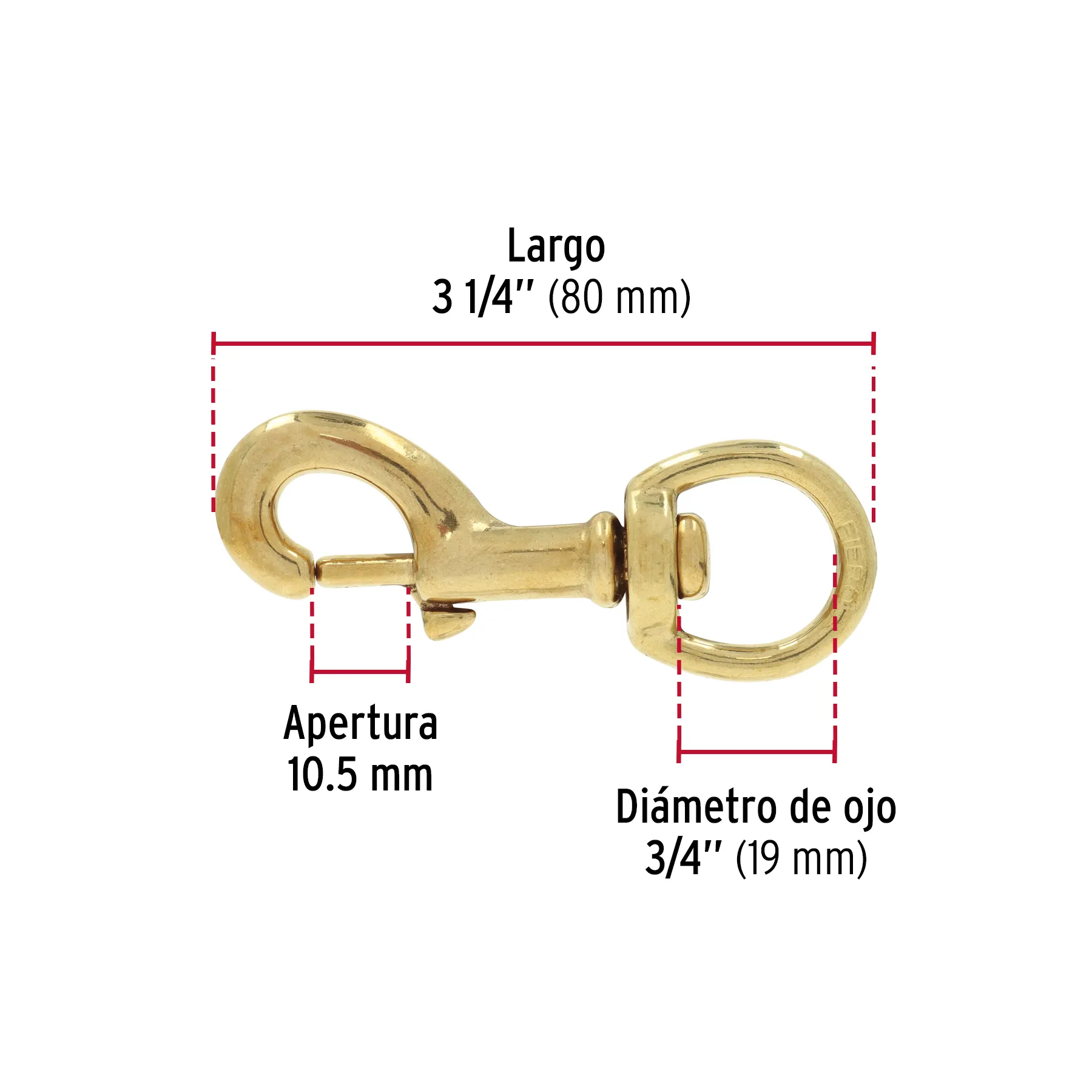 Bandola destorcedora de latón 3/4 BDL-3/4, Foto 3 Tienda en línea de herramientas Truper