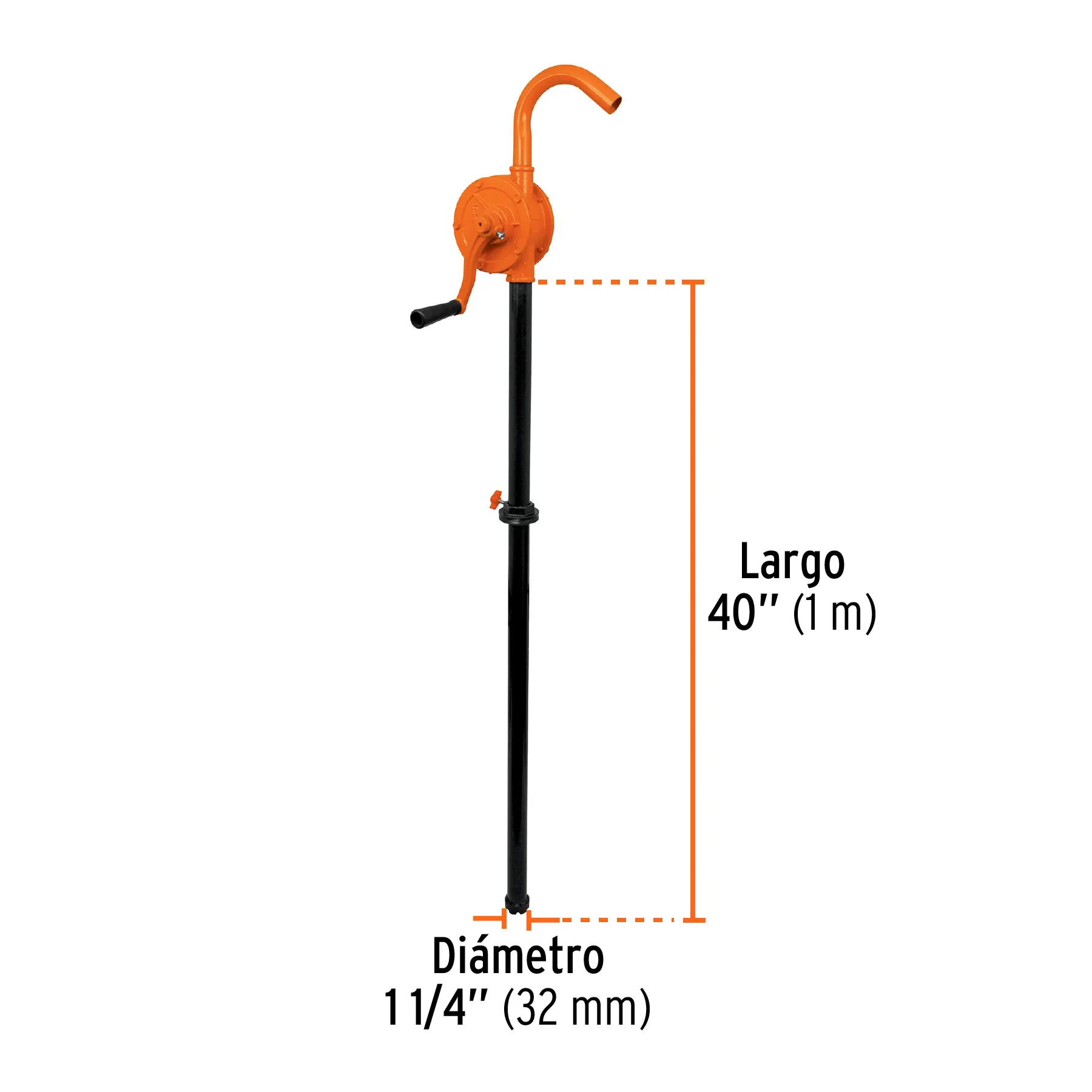 Bomba extractora de aceites con manivela, Truper BOMEX-25, Foto 3 Tienda en línea de herramientas Truper