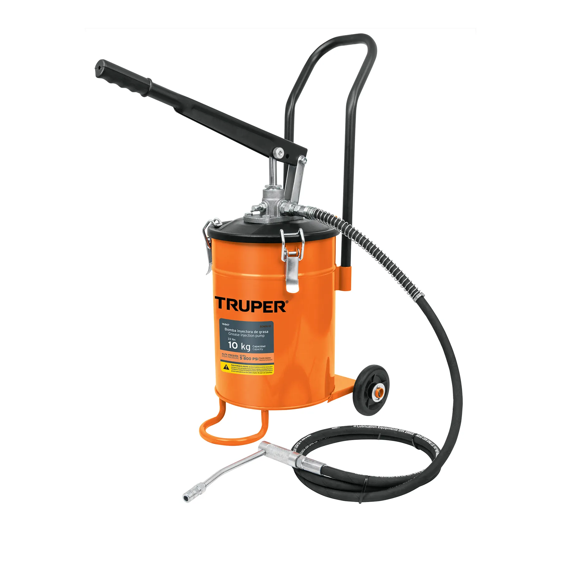 Bomba inyectora de grasa, 10 kg, Truper Bomba inyectora de grasa, 10 kg, Truper, Foto 1 Tienda en línea de herramientas Truper