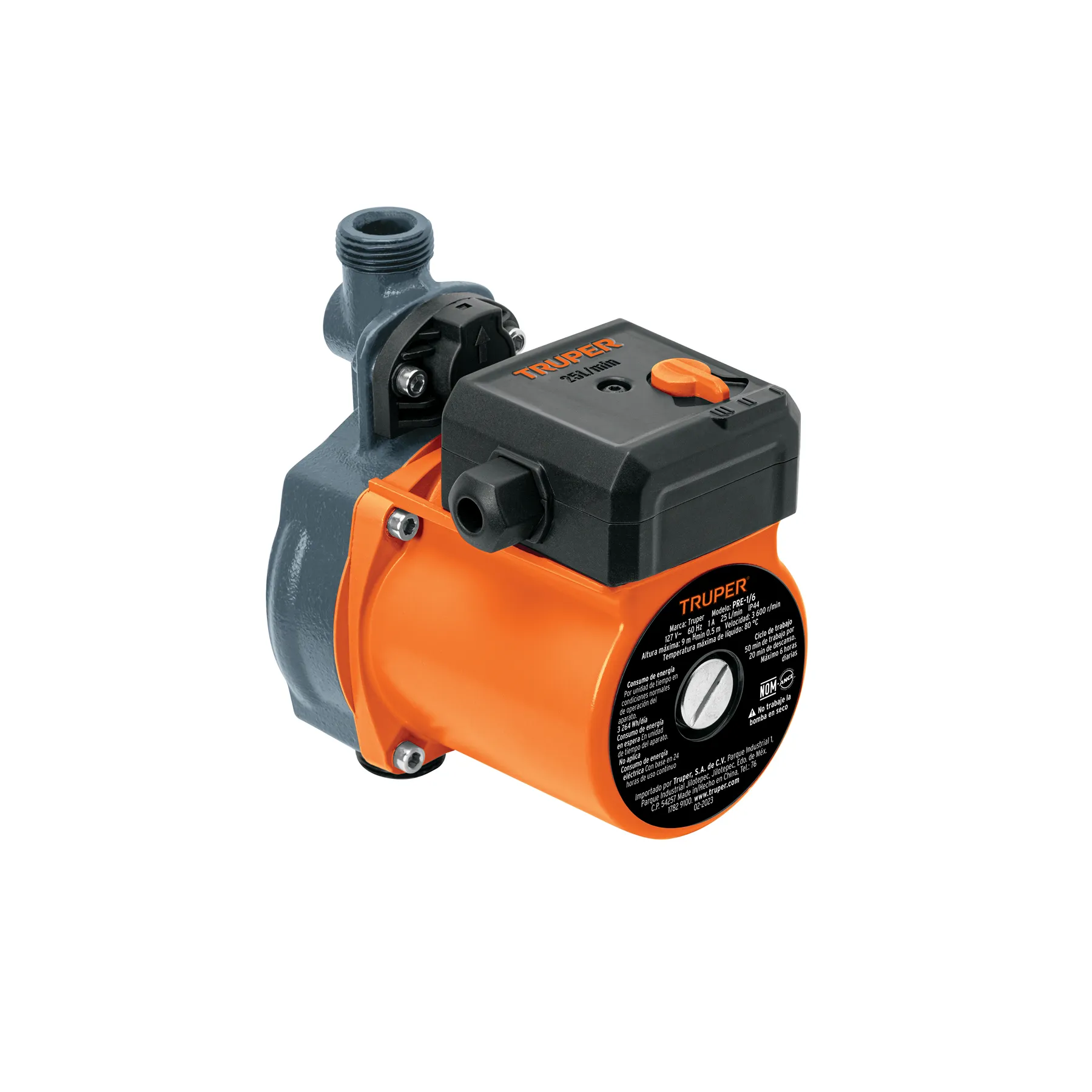Bomba presurizadora 1/6 HP, TRUPER Bomba presurizadora 1/6 HP, TRUPER, Foto 1 Tienda en línea de herramientas Truper