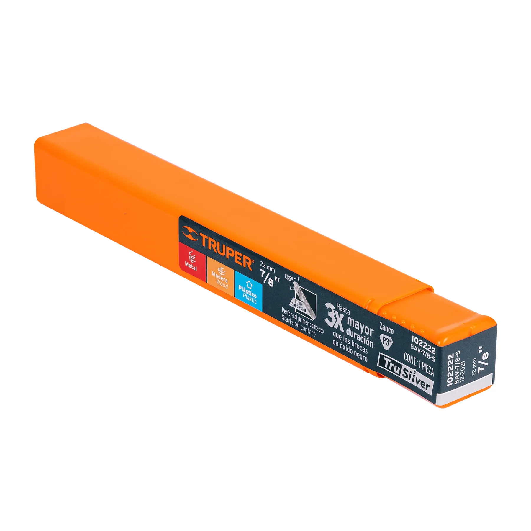 Broca HSS 7/8 BAV-7/8-S, Foto 3 Tienda en línea de herramientas Truper