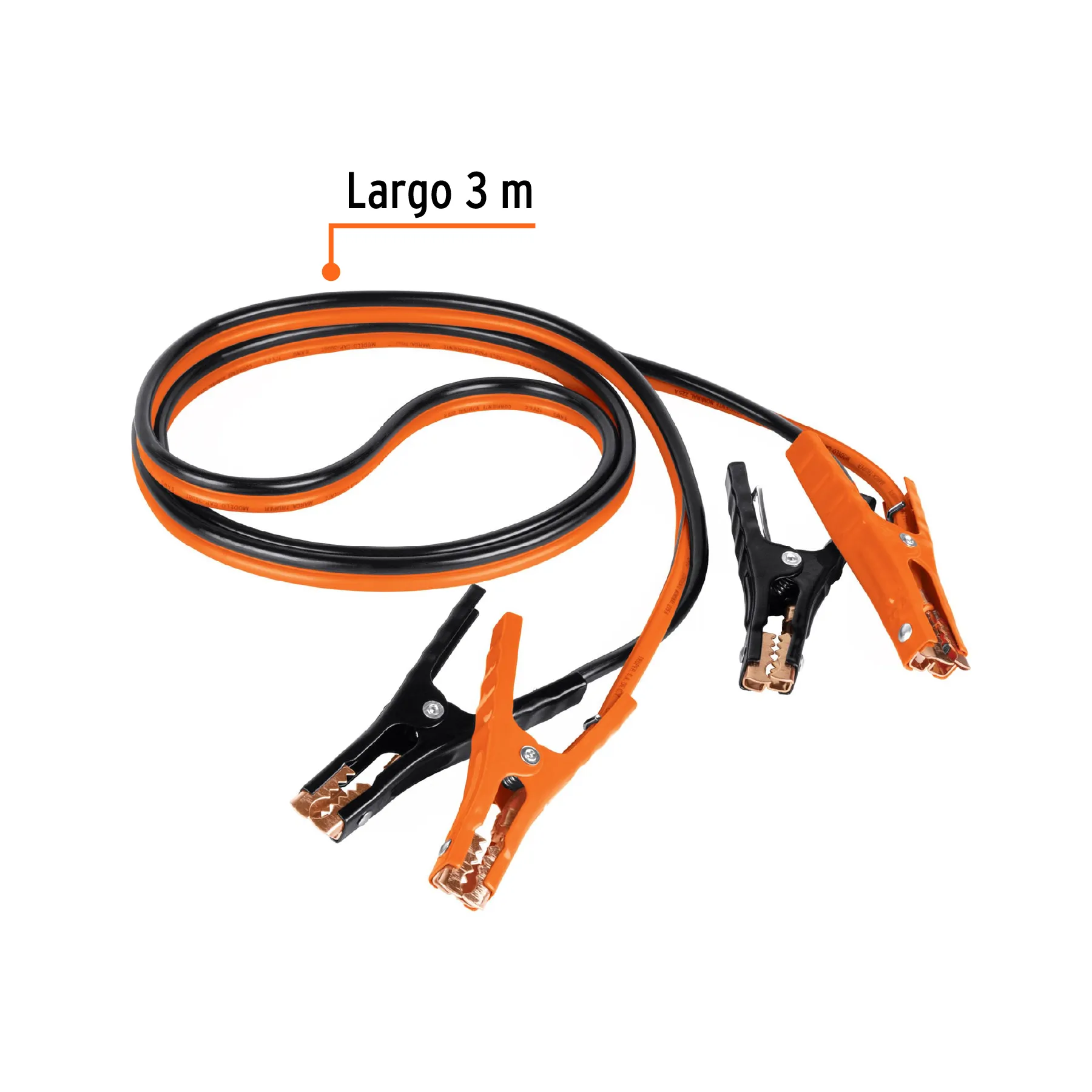 Cables pasa corriente 3 m, 225 A, 8 AWG, con funda, Truper CAP-3008T, Foto 3 Tienda en línea de herramientas Truper