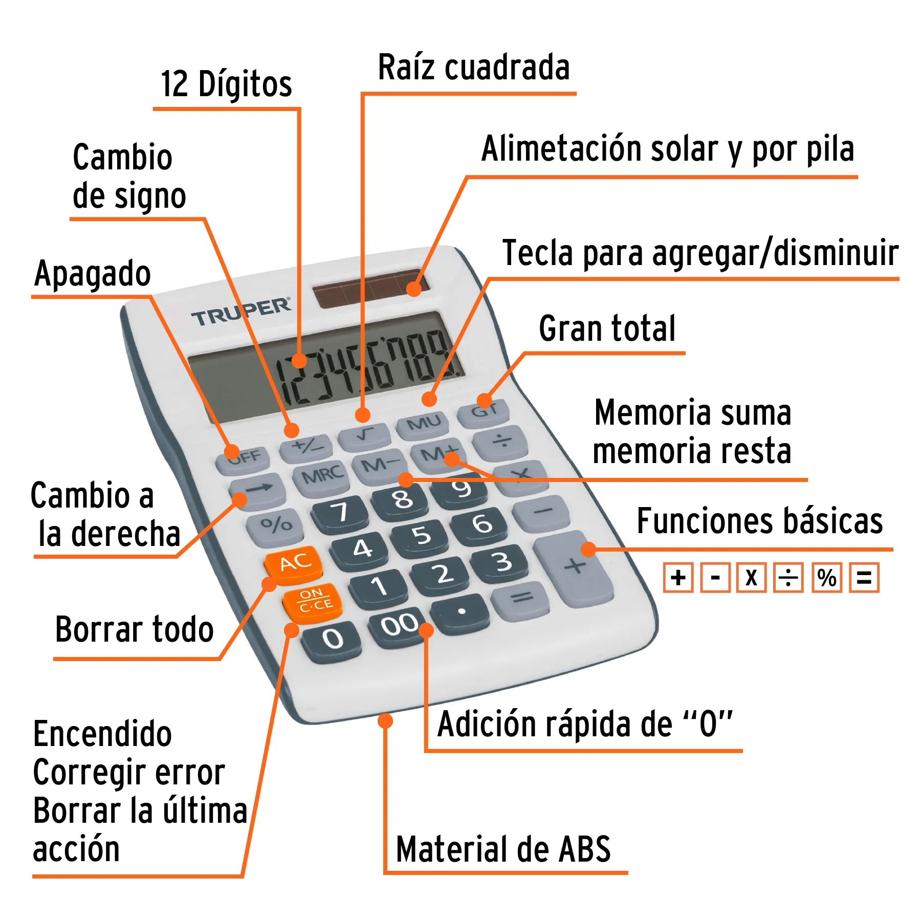CALC-12B, Foto 2 Tienda en línea de herramientas Truper