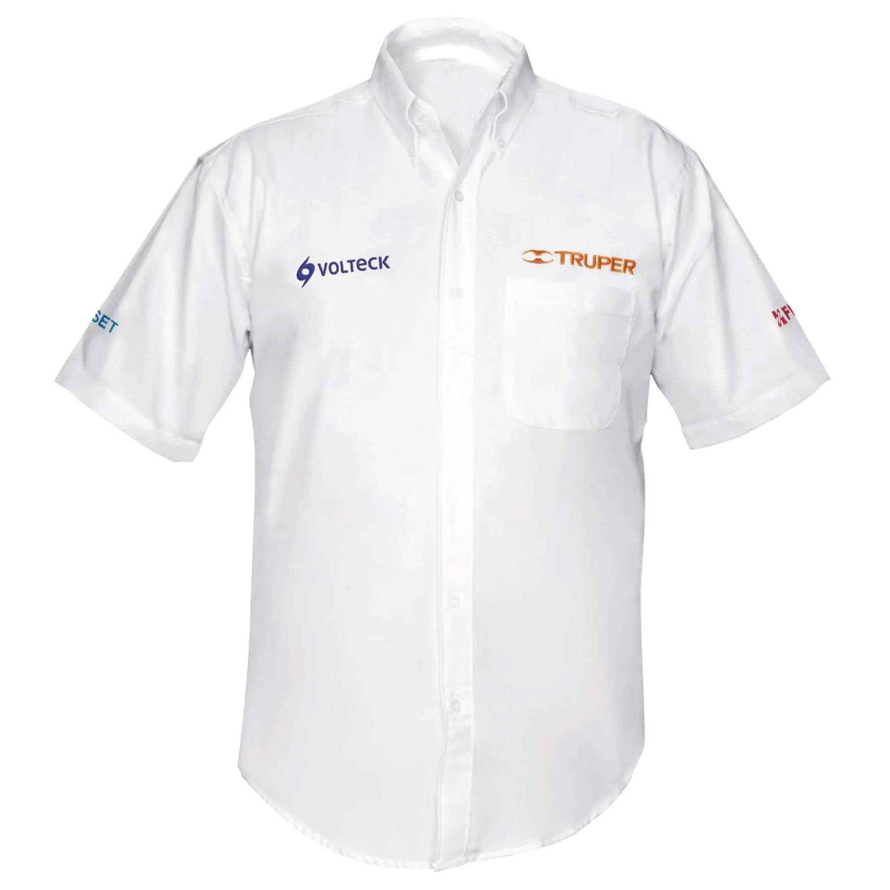 Camisa manga corta para hombre, blanca, EEG, Truper, Foto 1 Tienda en línea de herramientas Truper