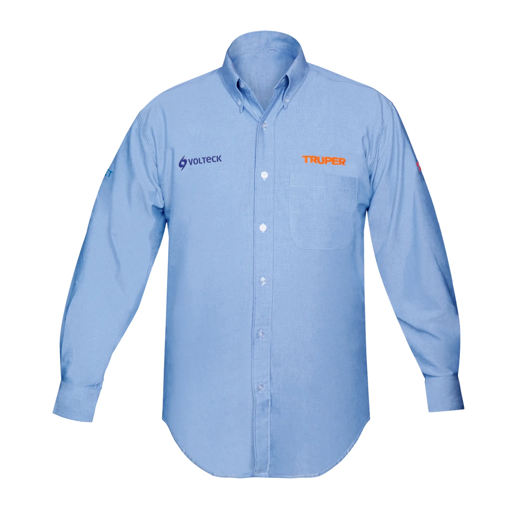 Camisa manga larga para hombre, azul, EG, Truper, Foto 1 Tienda en línea de herramientas Truper