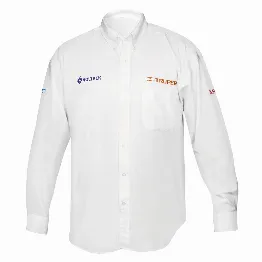 Camisa manga larga para hombre, blanca, EEEG, Truper, Foto 1 Tienda en línea de herramientas Truper