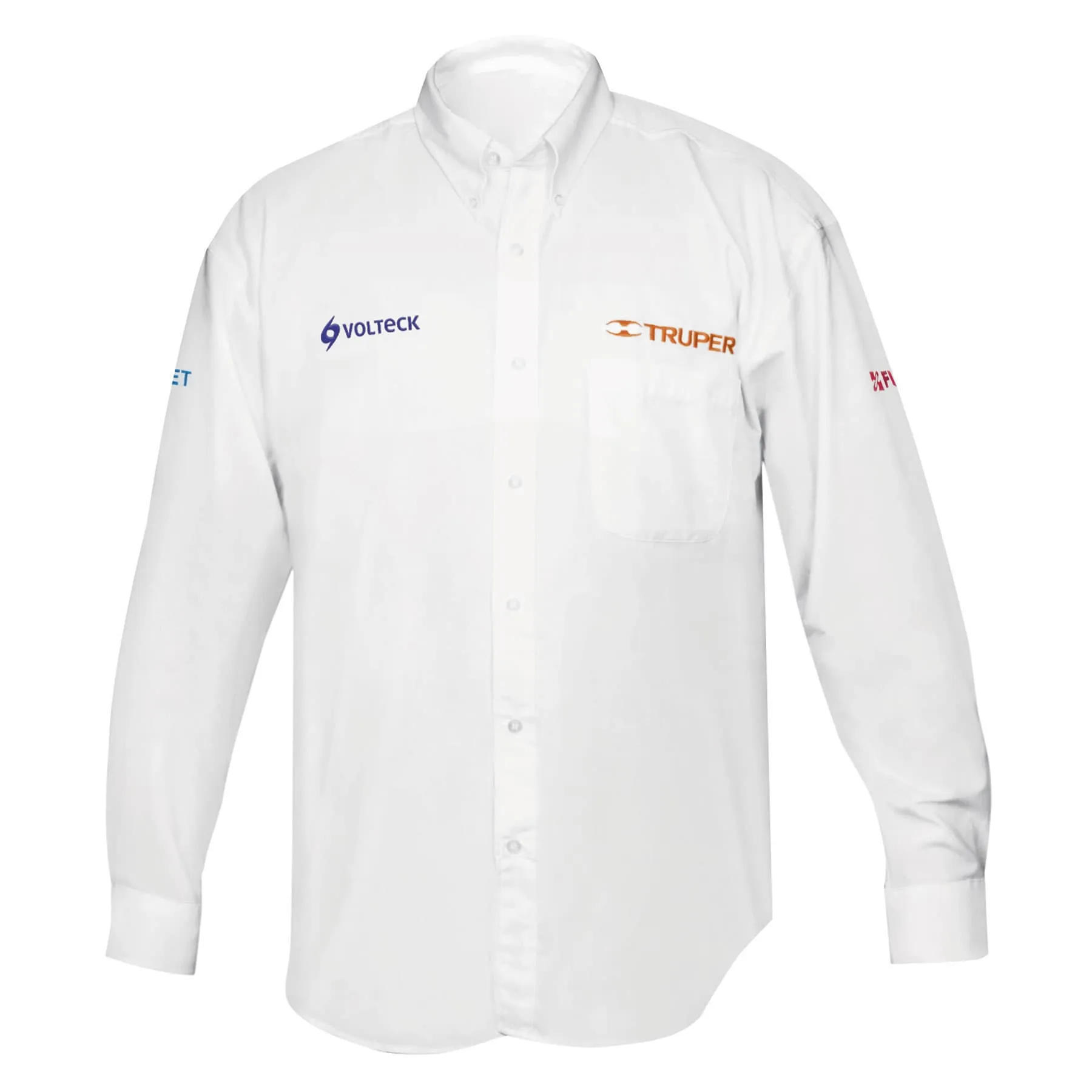 Camisa manga larga para hombre, blanca, EG, Truper, Foto 1 Tienda en línea de herramientas Truper