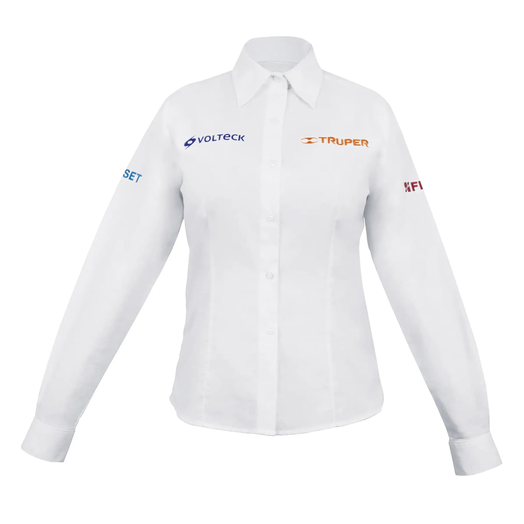 Camisa manga larga para mujer, blanca, G, Truper Camisa manga larga para mujer, blanca, G, Truper, Foto 1 Tienda en línea de herramientas Truper
