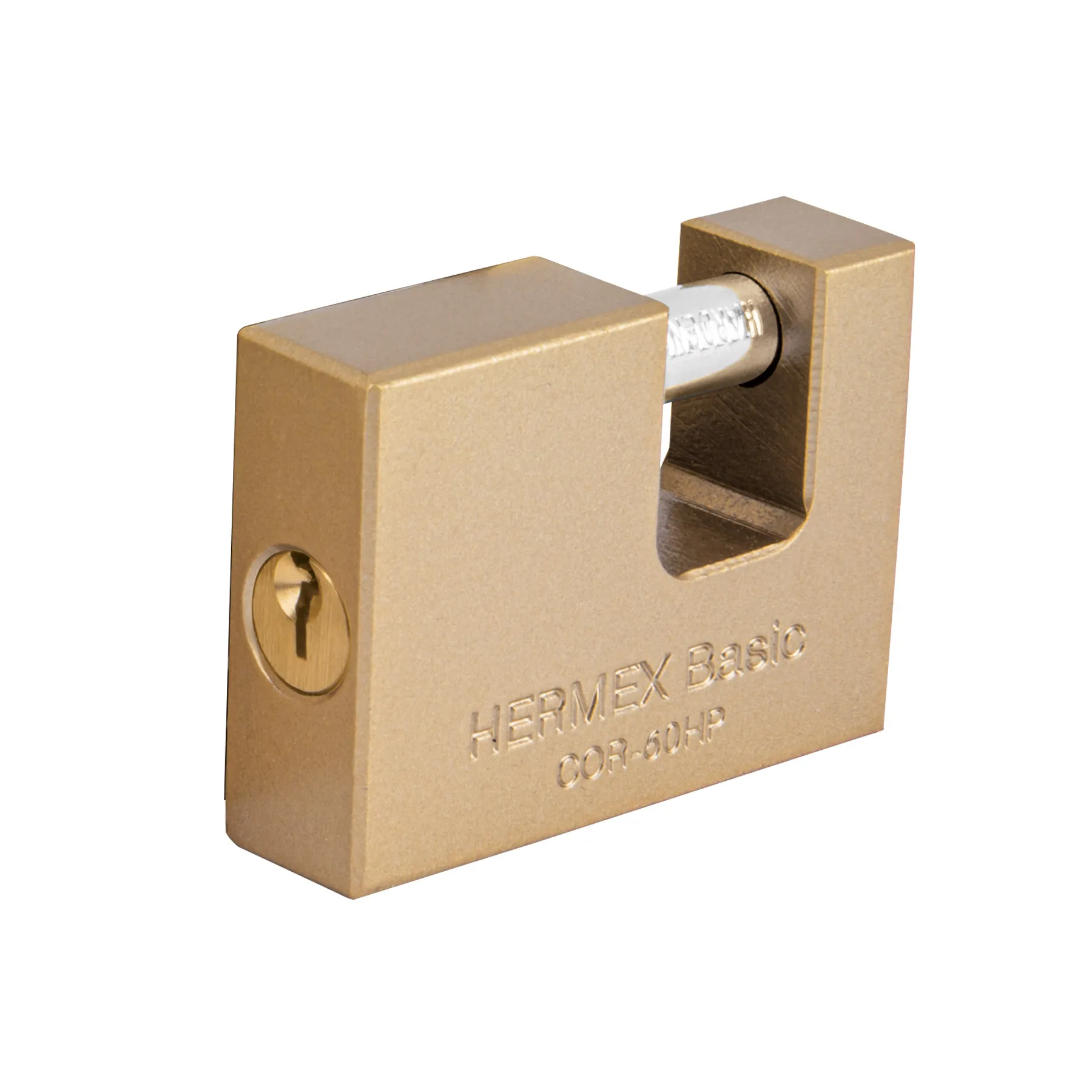 Candado antipalanca 60 mm cuerpo de hierro, HERMEX BASIC, Foto 1 Tienda en línea de herramientas Truper