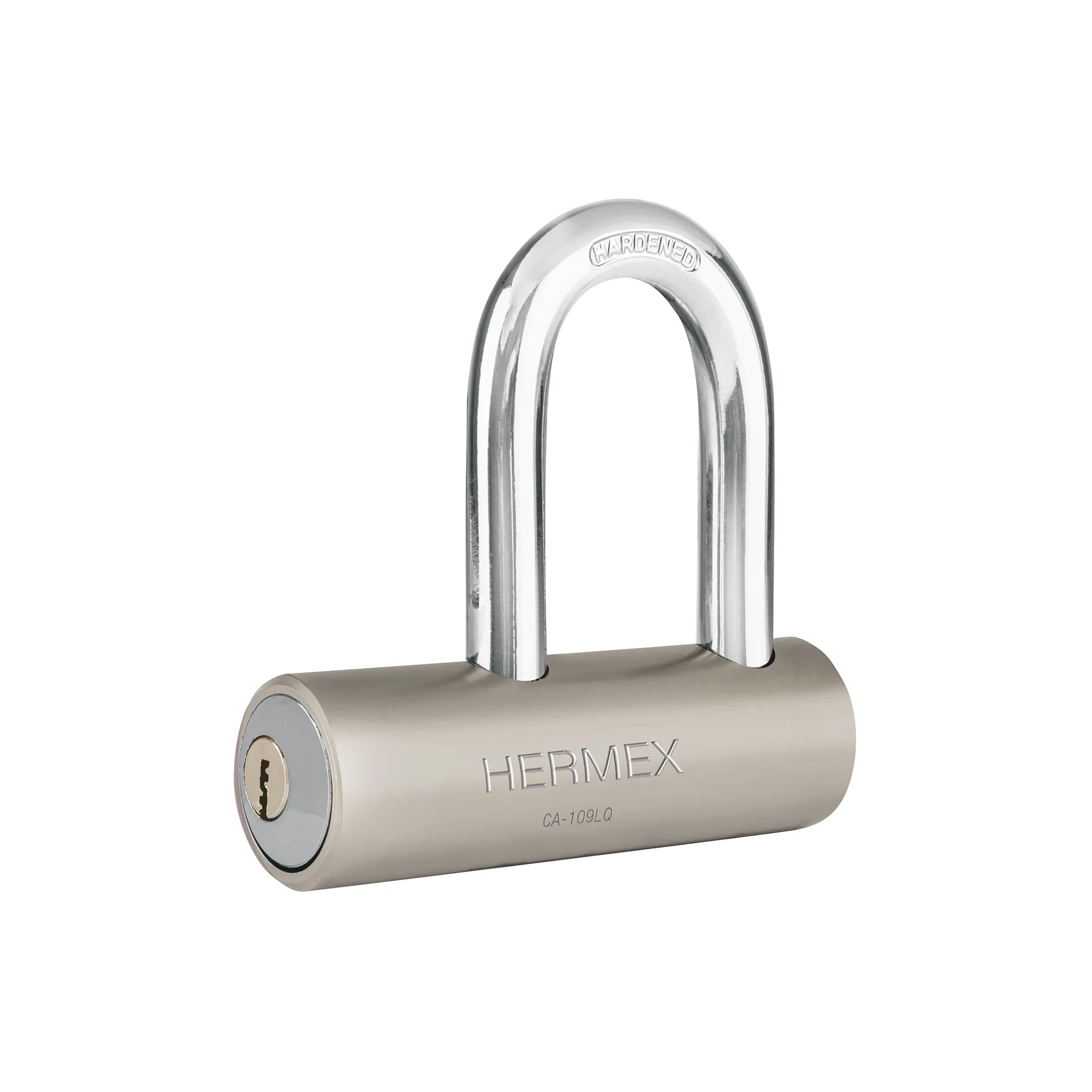 Candado de acero, 109mm, gancho largo, llave de puntos, Foto 1 Tienda en línea de herramientas Truper