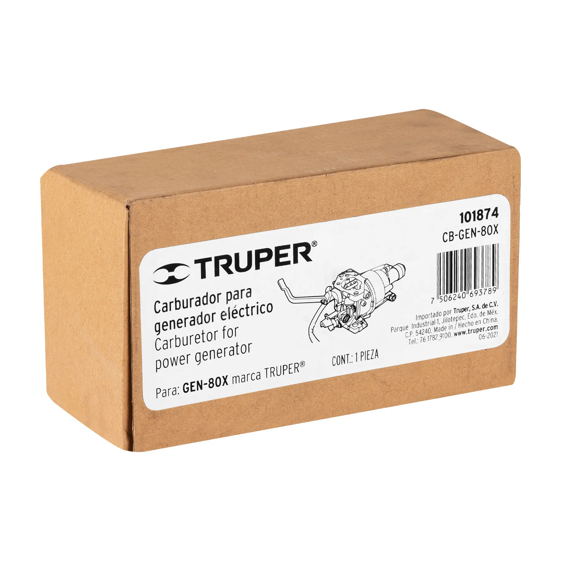 Carburador para generador a gasolina GEN-80X, TRUPER CB-GEN-80X, Foto 3 Tienda en línea de herramientas Truper