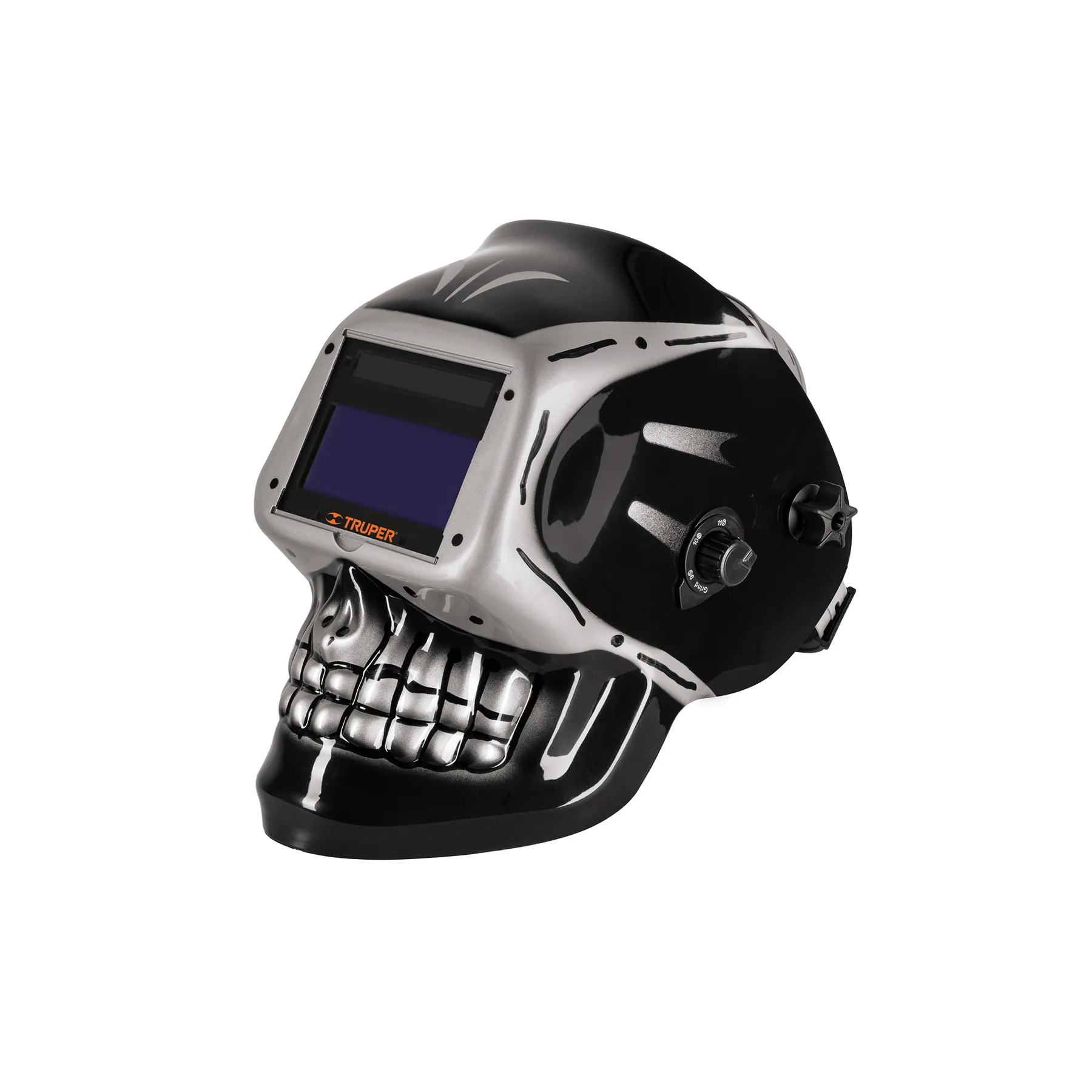 Careta electrónica p/soldar, panel digital, calavera, 9 a 13 Careta electrónica p/soldar, panel digital, calavera, 9 a 13, Foto 1 Tienda en línea de herramientas Truper