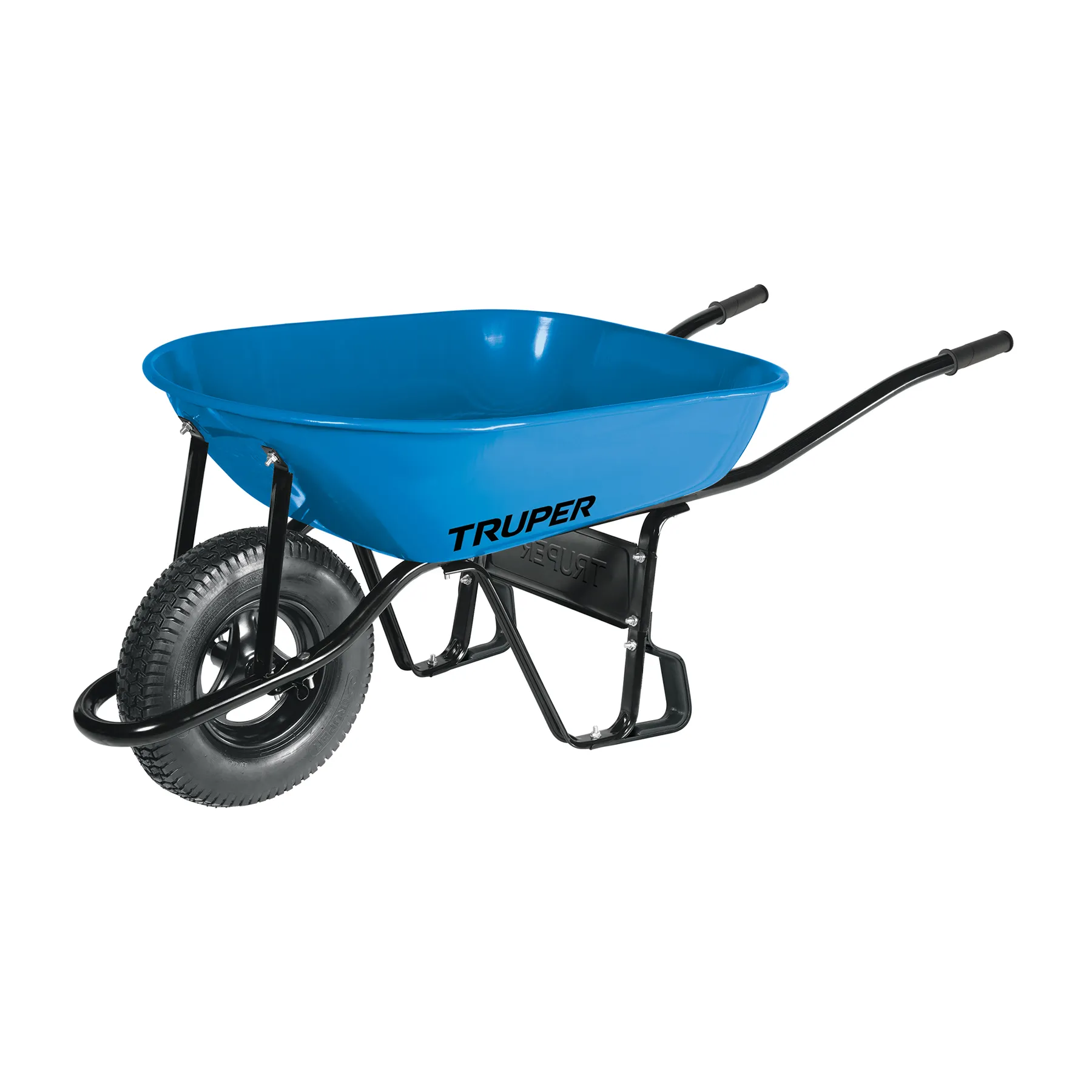 Carretilla 5.5 ft3 Neumática, bastidor tubular, Truper, Foto 1 Tienda en línea de herramientas Truper