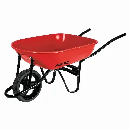 Carretilla 5.5 ft3 roja,imponchable,bastidor tubular, PRETUL, Foto 1 Tienda en línea de herramientas Truper