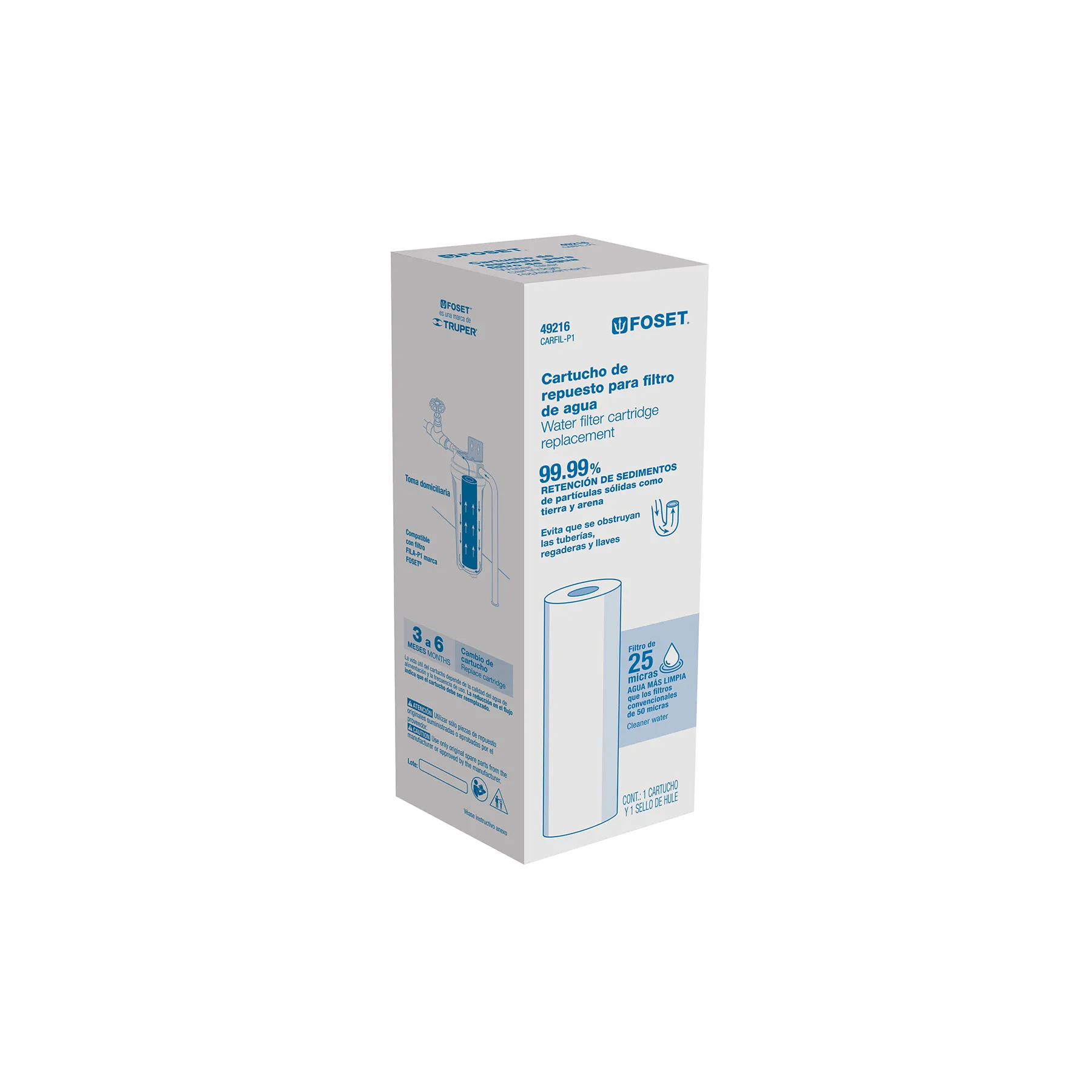 Cartucho de repuesto para FILA-P1, Foset CARFIL-P1, Foto 2 Tienda en línea de herramientas Truper