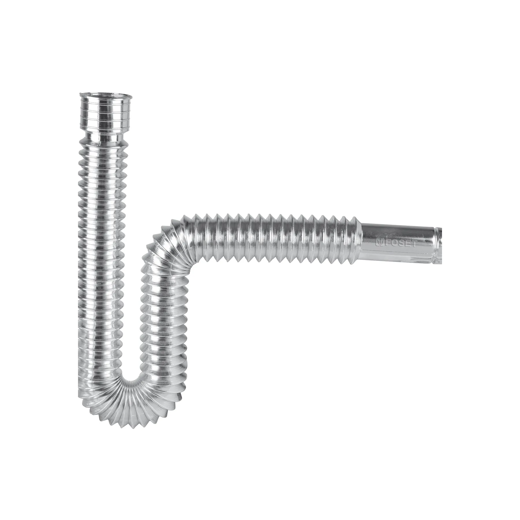 Céspol flexible, polietileno cromo, para lavabo y fregadero, Foto 1 Tienda en línea de herramientas Truper