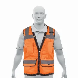 Chaleco seguridad reforzado naranja con bolsas, M, Expert, Foto 1 Tienda en línea de herramientas Truper