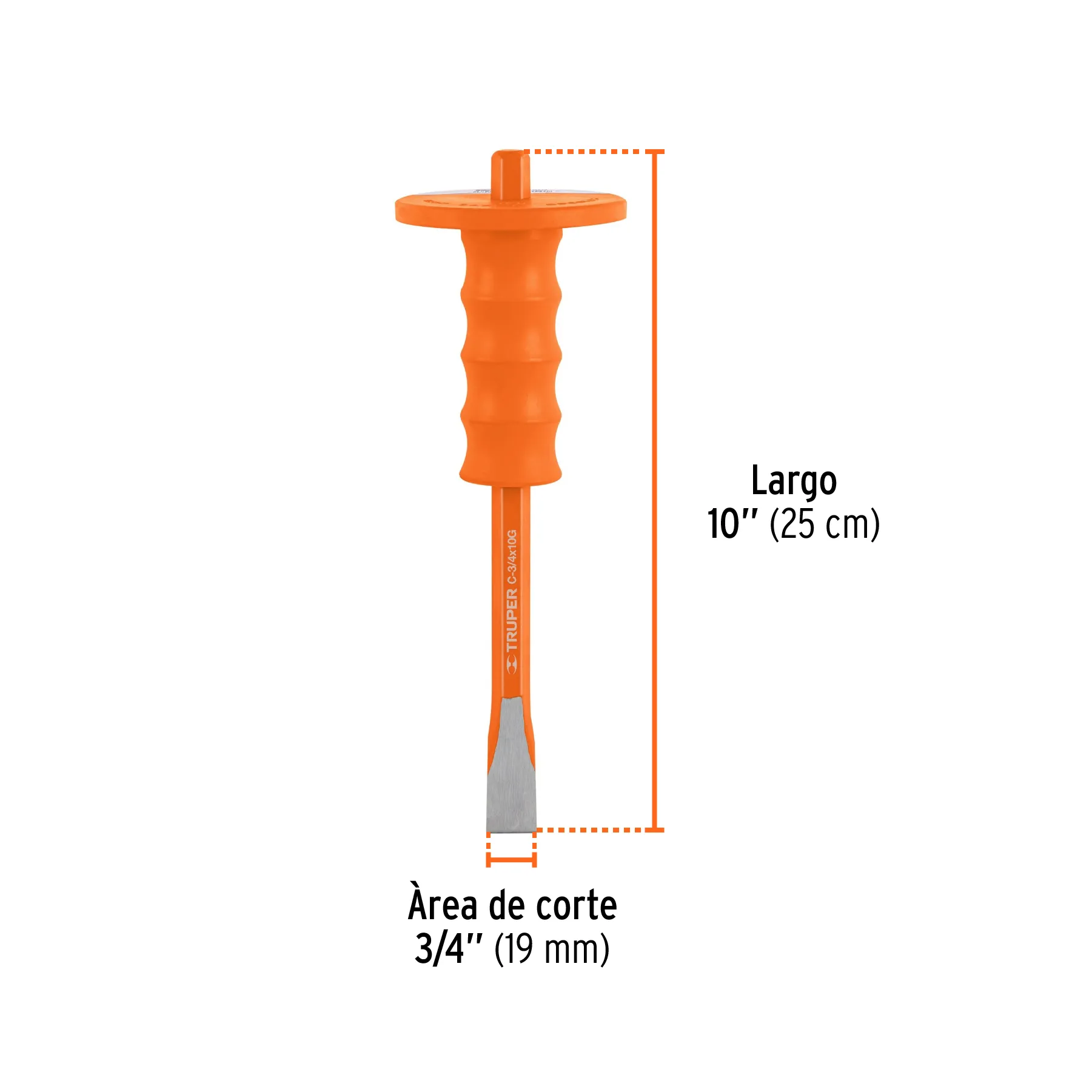 Cincel de corte frío 3/4 x 10 C-3/4X10G, Foto 3 Tienda en línea de herramientas Truper