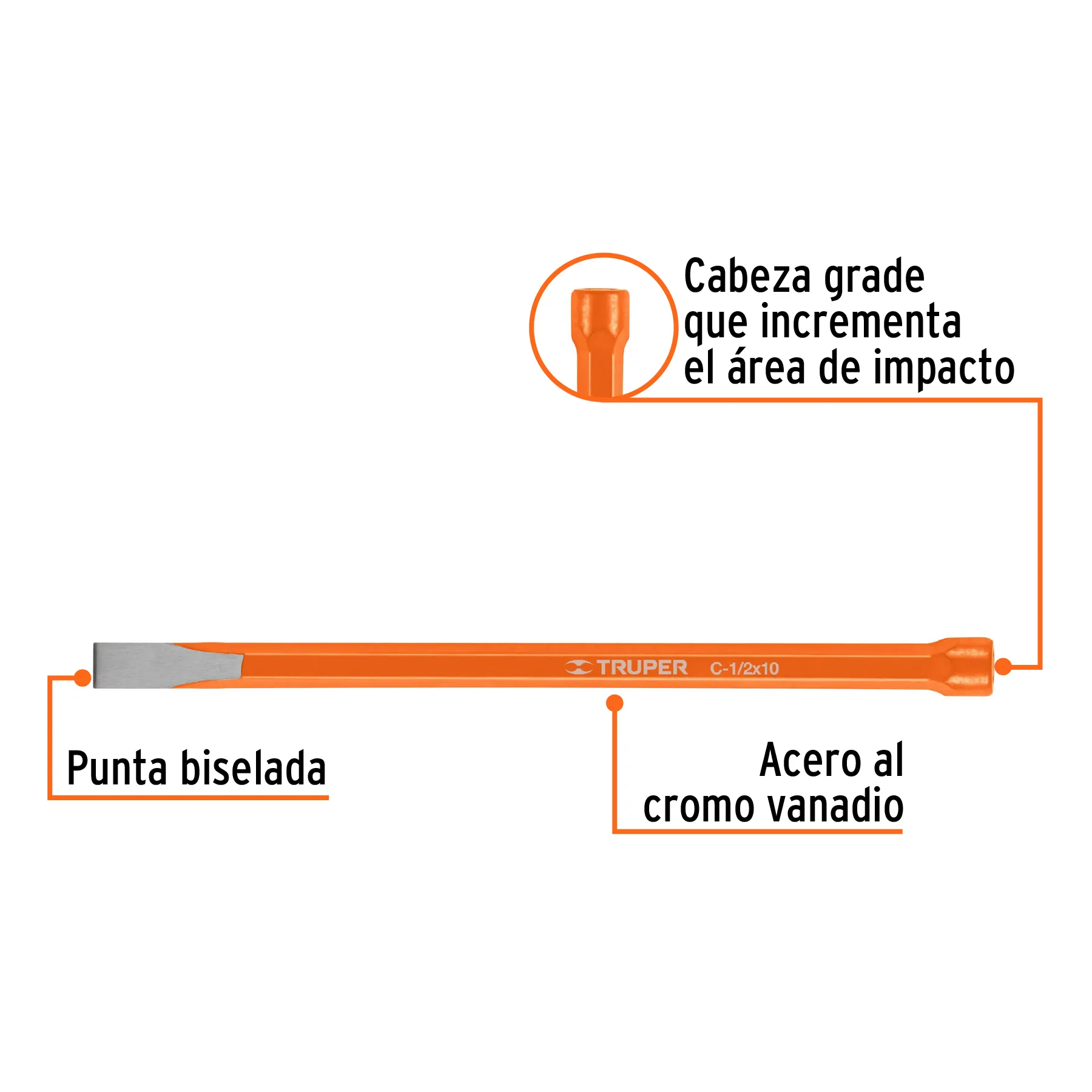 C-1/2X10, Foto 2 Tienda en línea de herramientas Truper