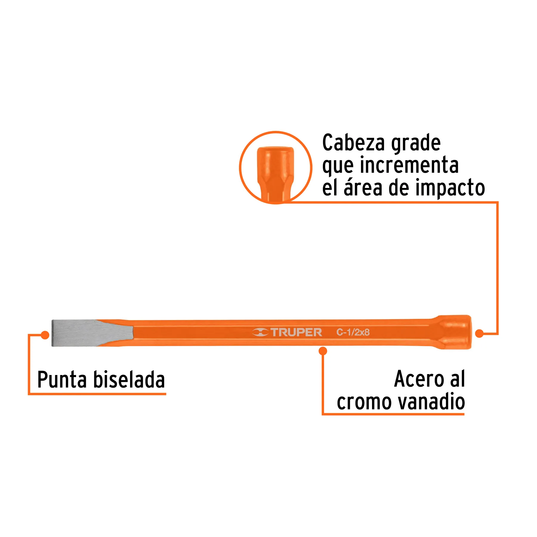 C-1/2X8, Foto 2 Tienda en línea de herramientas Truper