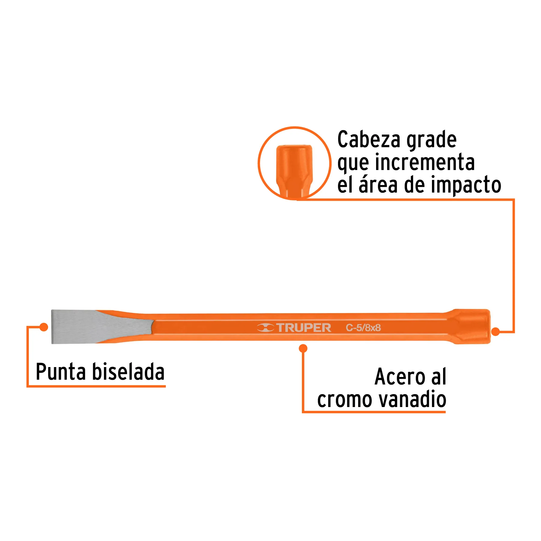 C-5/8X8, Foto 2 Tienda en línea de herramientas Truper