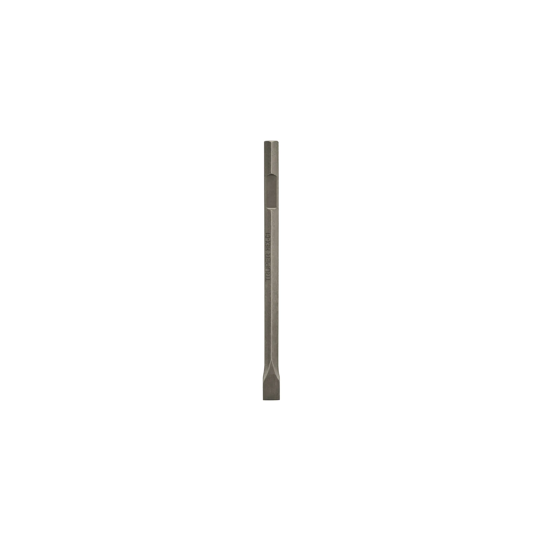 Cincel plano zanco hexagonal de 1-3/8