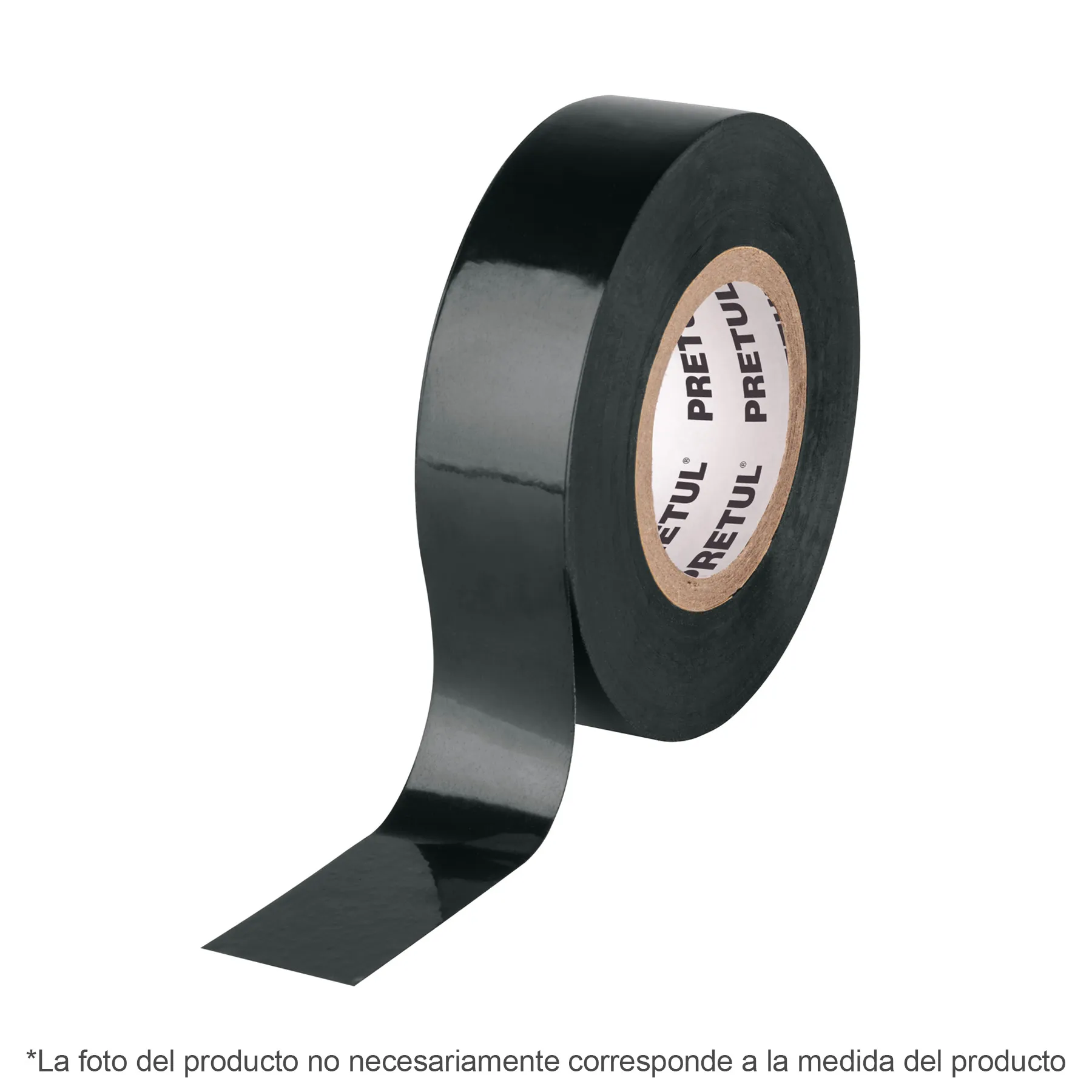 Cinta de aislar de 18 m x 19 mm, negra, Pretul, Foto 1 Tienda en línea de herramientas Truper