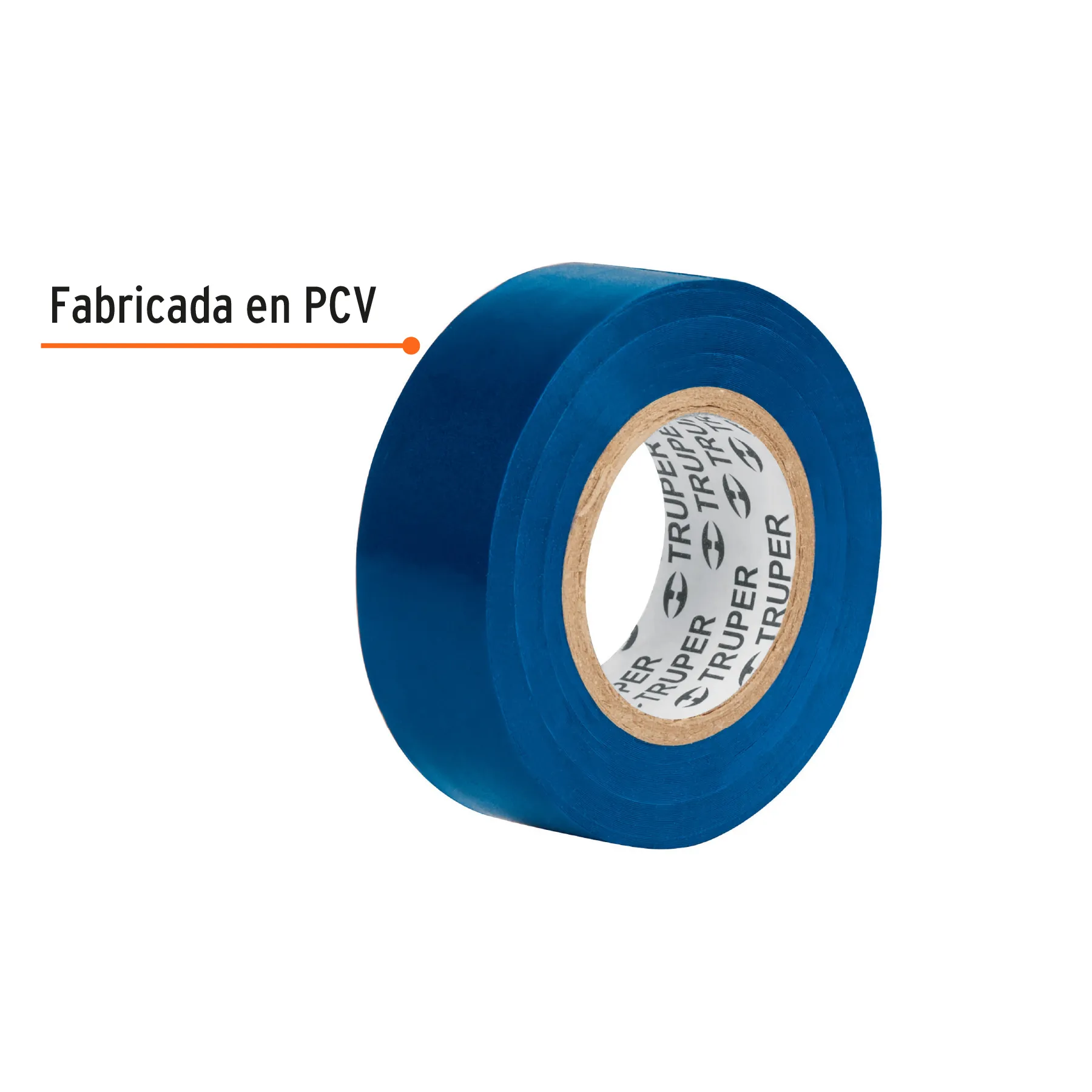 Cinta de aislar de 9 m x 19 mm, azul, Truper M-22Z, Foto 2 Tienda en línea de herramientas Truper