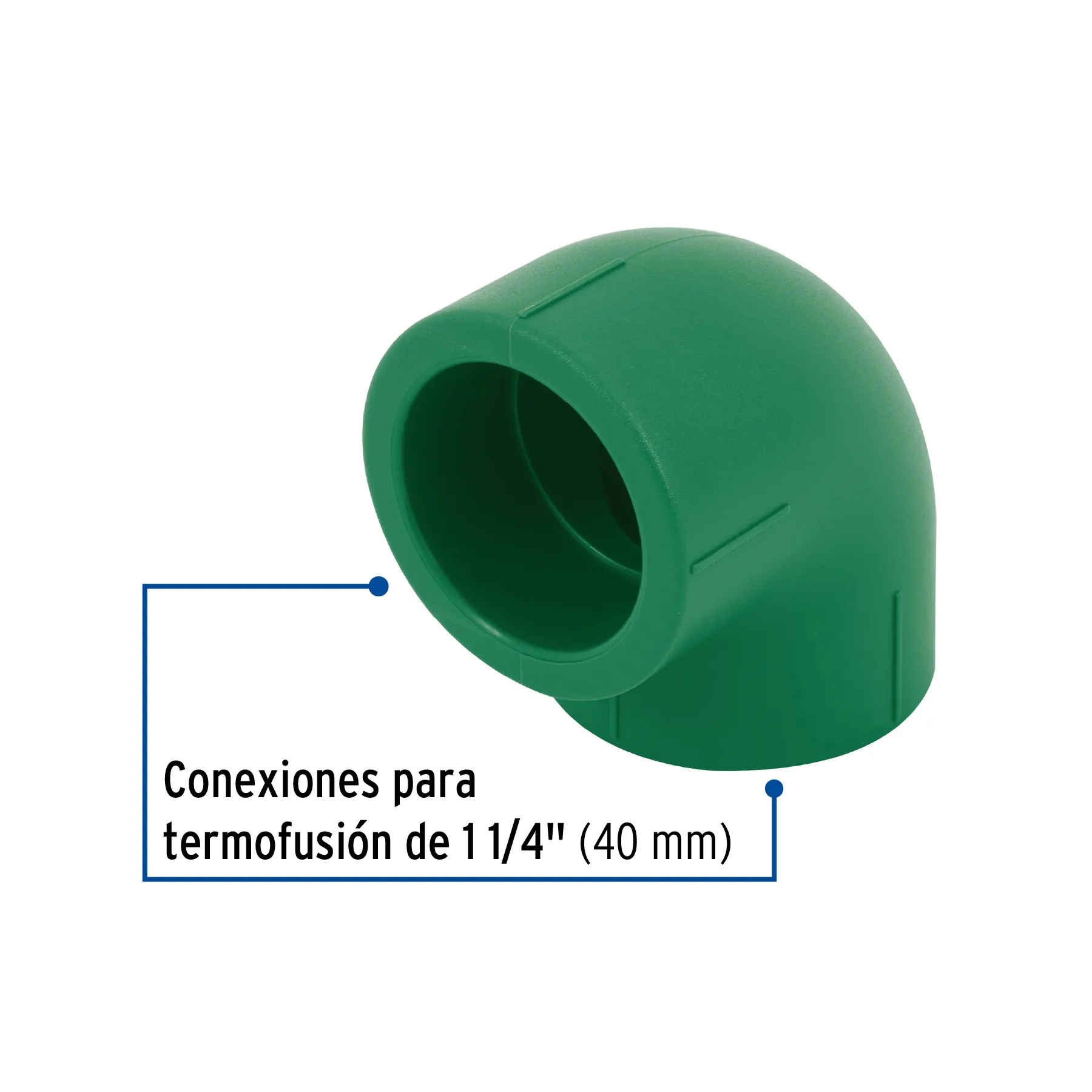 Codo 90° PPR, 1-1/4 CV-564, Foto 2 Tienda en línea de herramientas Truper