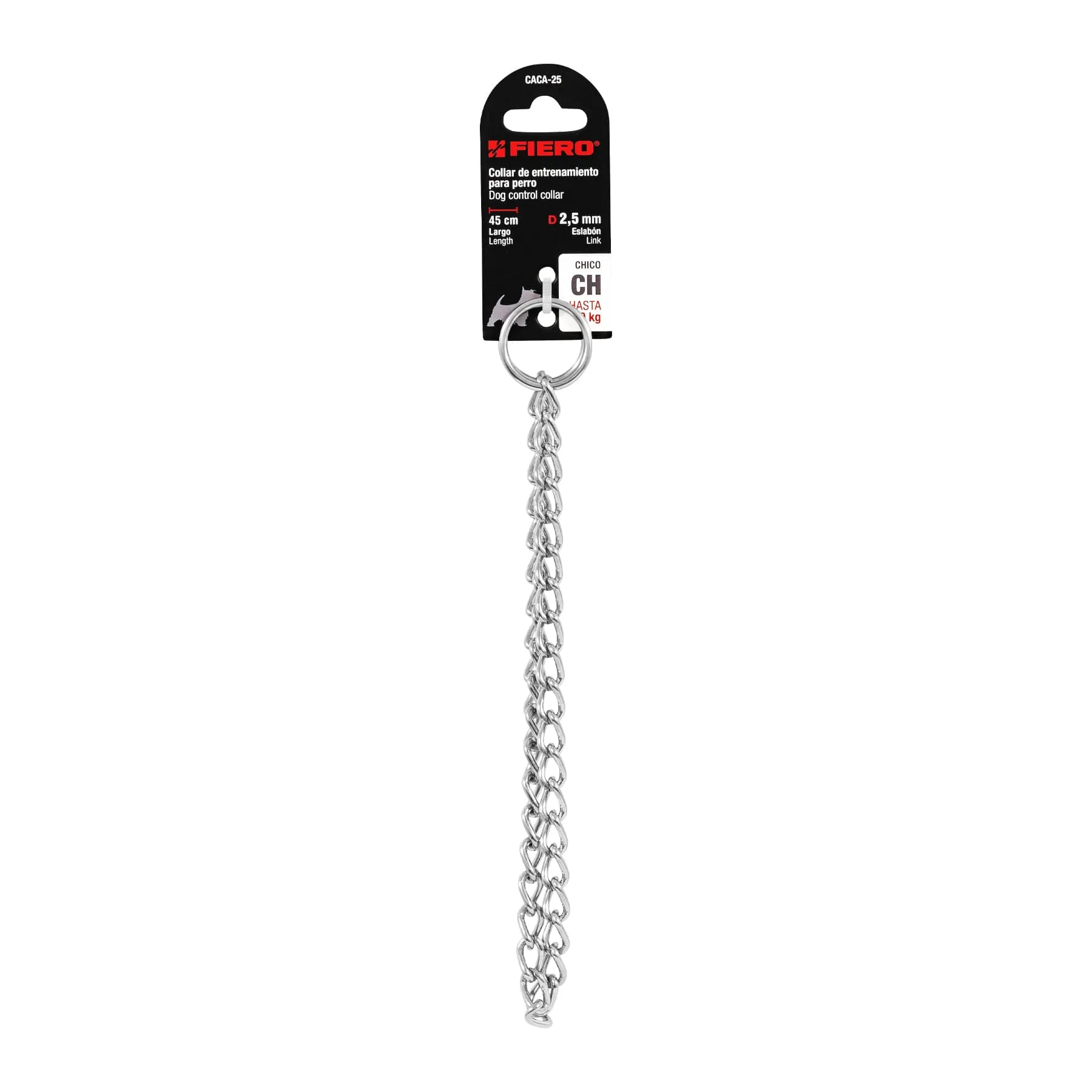 Collar de entrenamiento para perro, 45 cm, eslabón 2.5 mm CACA-25, Foto 4 Tienda en línea de herramientas Truper