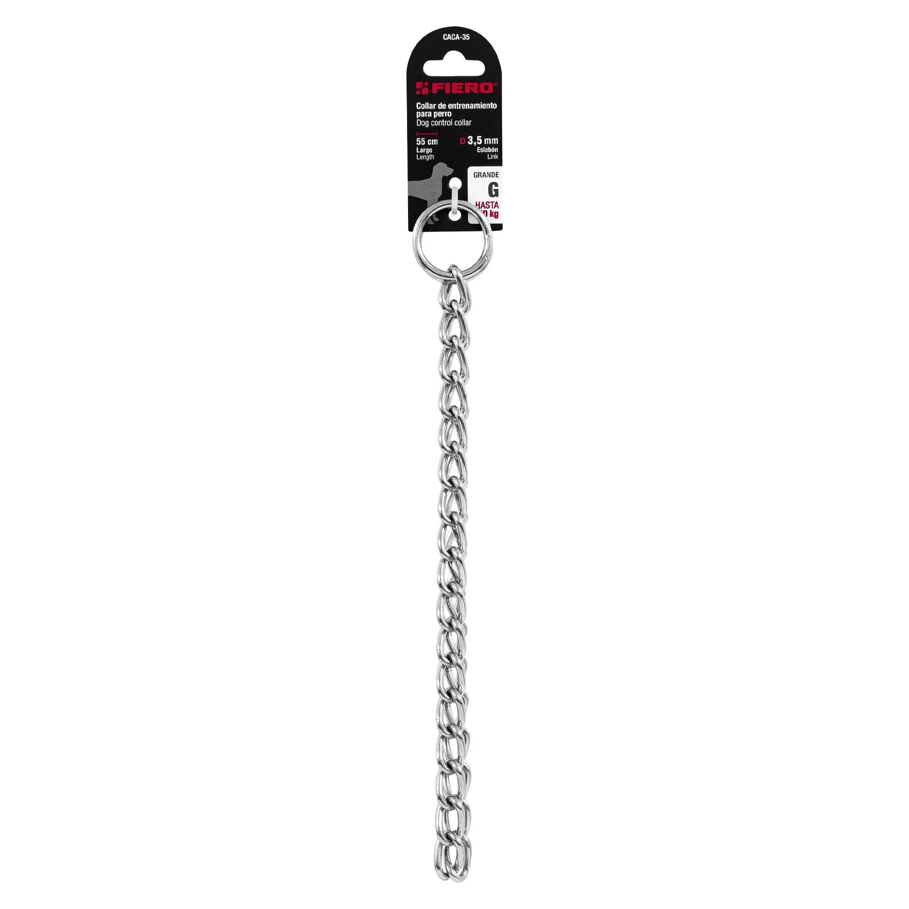 Collar de entrenamiento para perro, 55 cm, eslabón 3.5 mm CACA-35, Foto 4 Tienda en línea de herramientas Truper