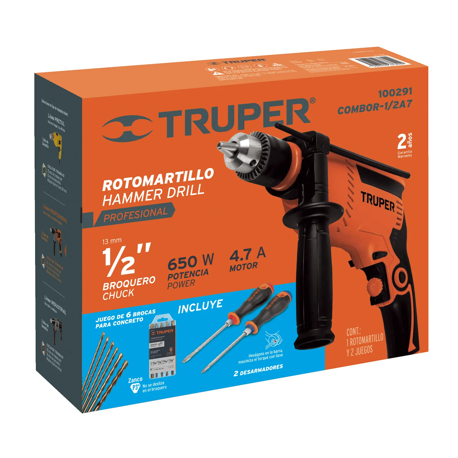 COMBOR-1/2A7, Foto 2 Tienda en línea de herramientas Truper