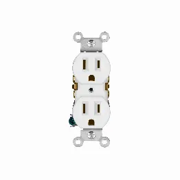 Contacto dúplex, 2 polos 3 hilos, Standard, blanco, Volteck, Foto 1 Tienda en línea de herramientas Truper