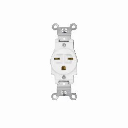 Contacto sencillo, cara de chino, Standard, blanco, Volteck, Foto 1 Tienda en línea de herramientas Truper