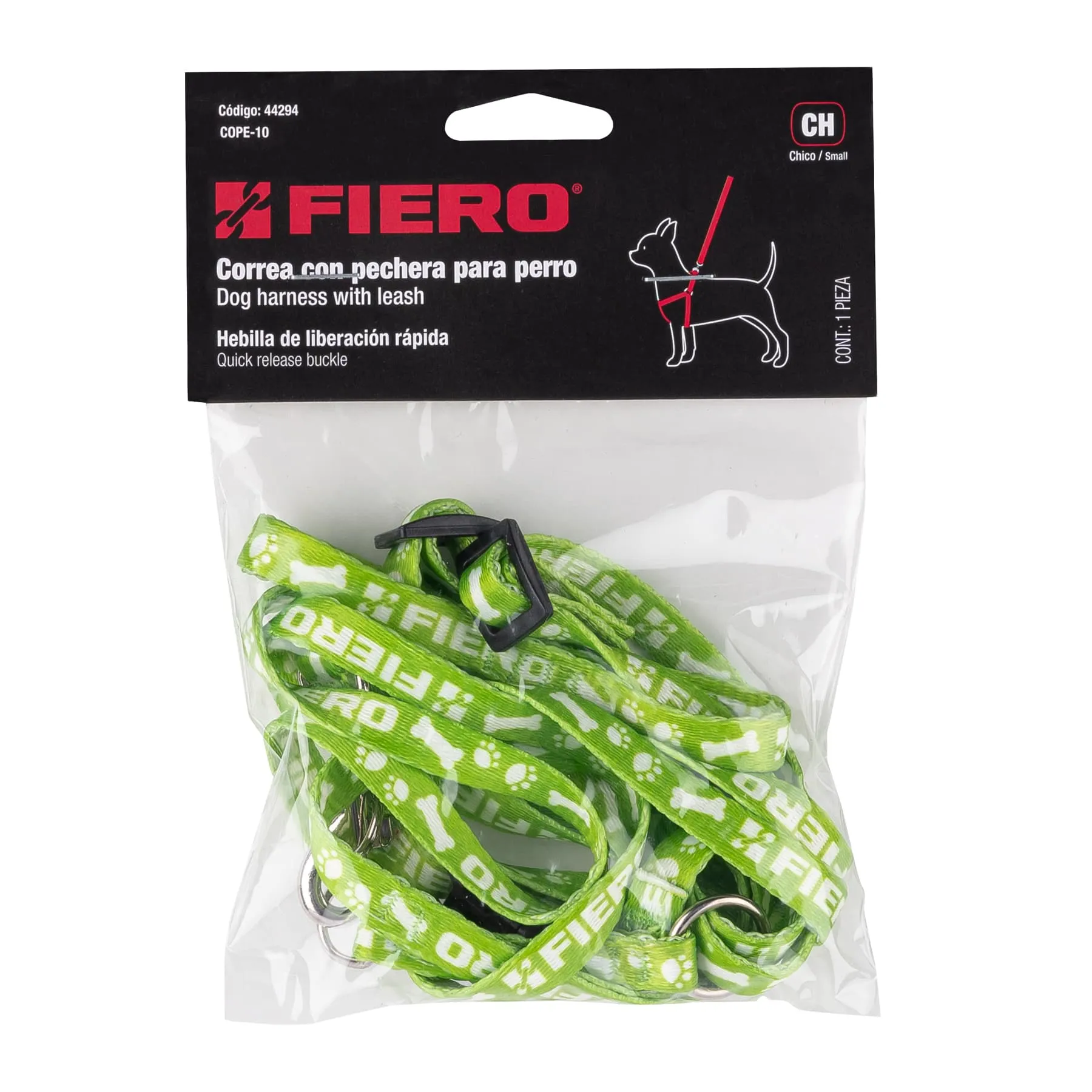 Correa con pechera para perro, 1 cm ancho, Fiero COPE-10, Foto 4 Tienda en línea de herramientas Truper