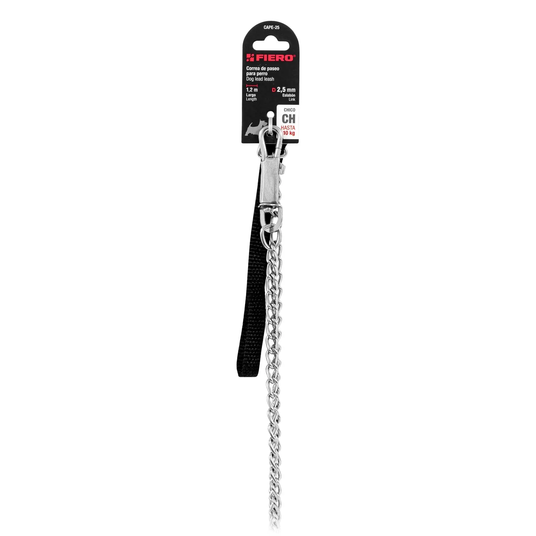 Correa de 1.2 m de paseo para perro, eslabón 2.5 mm, Fiero CAPE-25, Foto 4 Tienda en línea de herramientas Truper