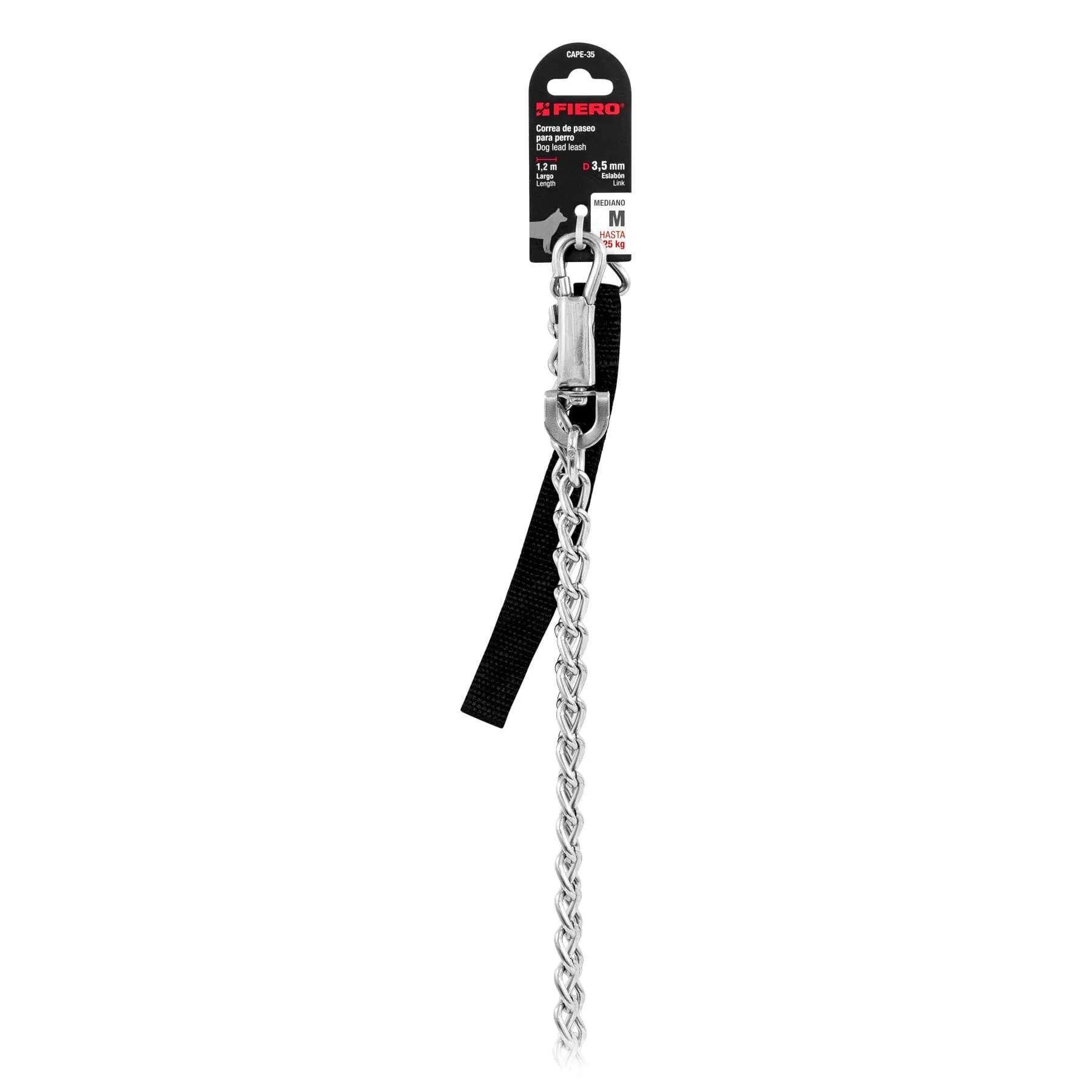 Correa de 1.2 m de paseo para perro, eslabón 3.5 mm, Fiero CAPE-35, Foto 4 Tienda en línea de herramientas Truper