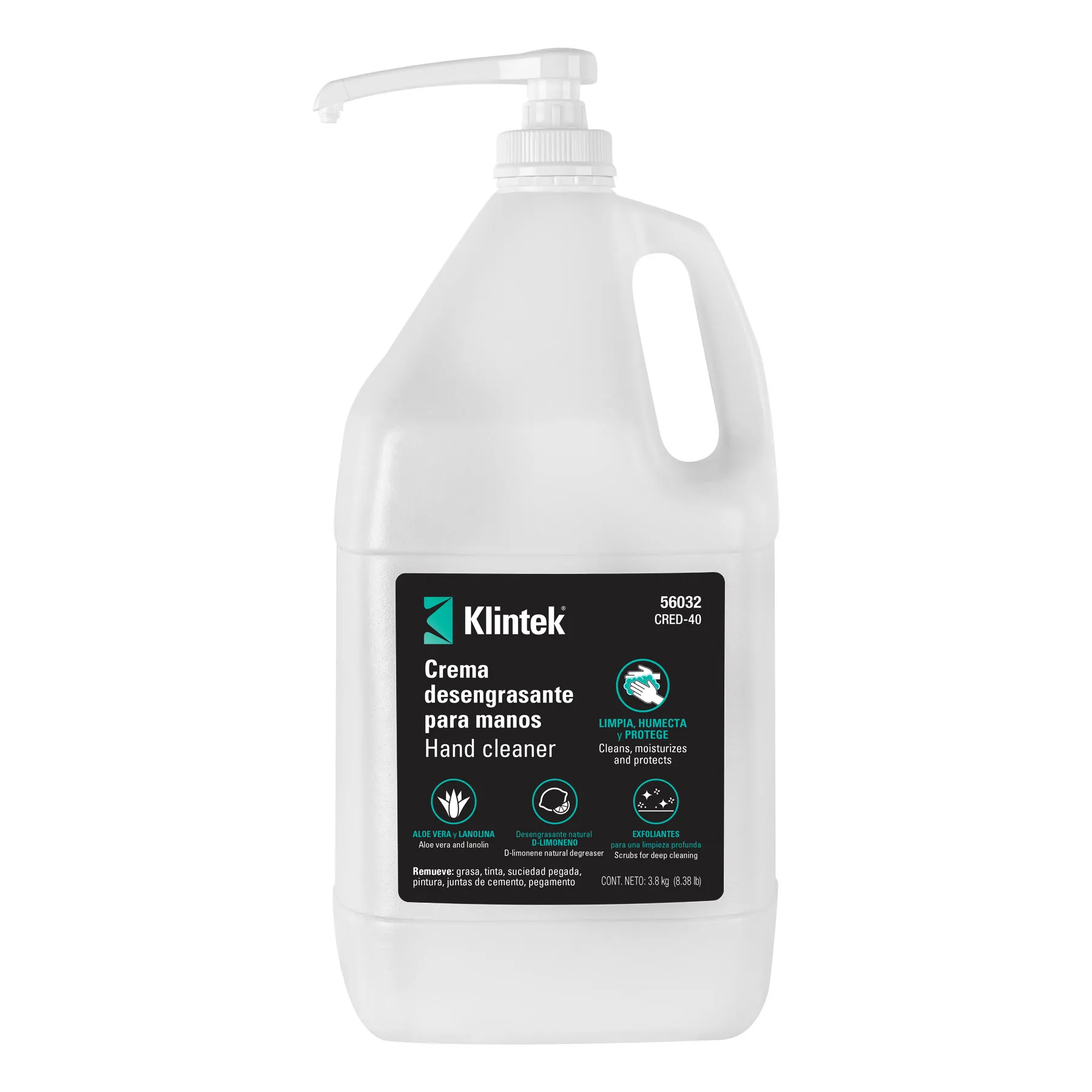 Crema limpiadora y desengrasante para manos, 1 gal, Klintek, Foto 1 Tienda en línea de herramientas Truper