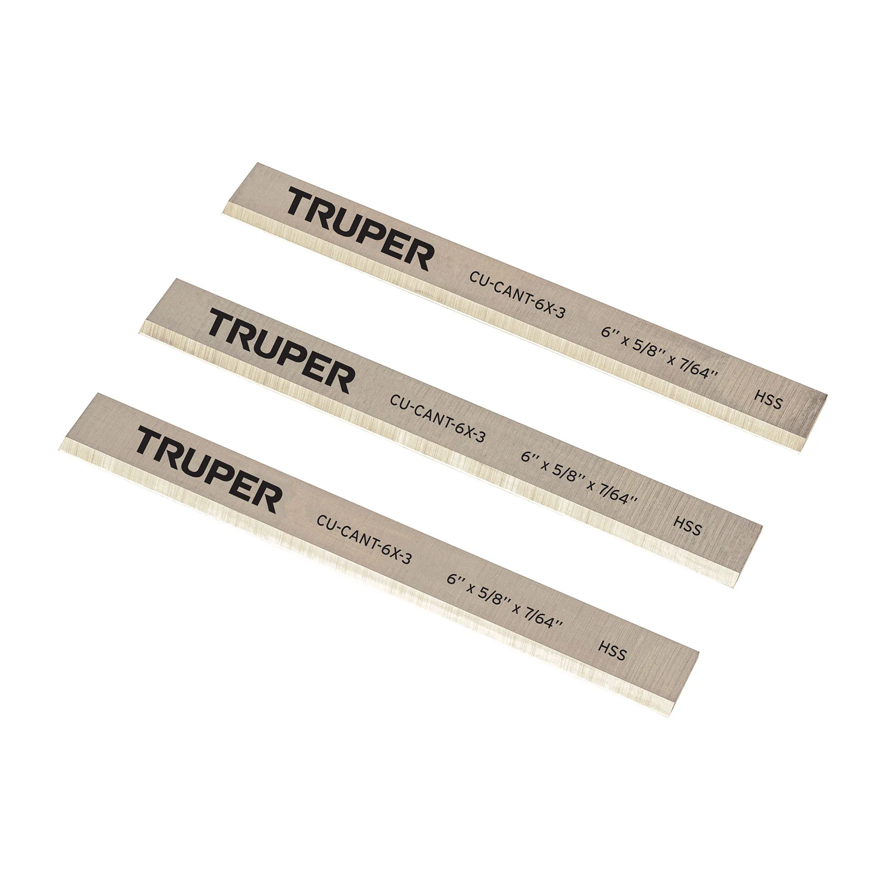 Cuchillas para canteadora CANT-6X, 3 pzs en caja, TRUPER, Foto 1 Tienda en línea de herramientas Truper