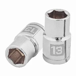 Dado de 13 mm, 6 puntas, cuadro 1/2