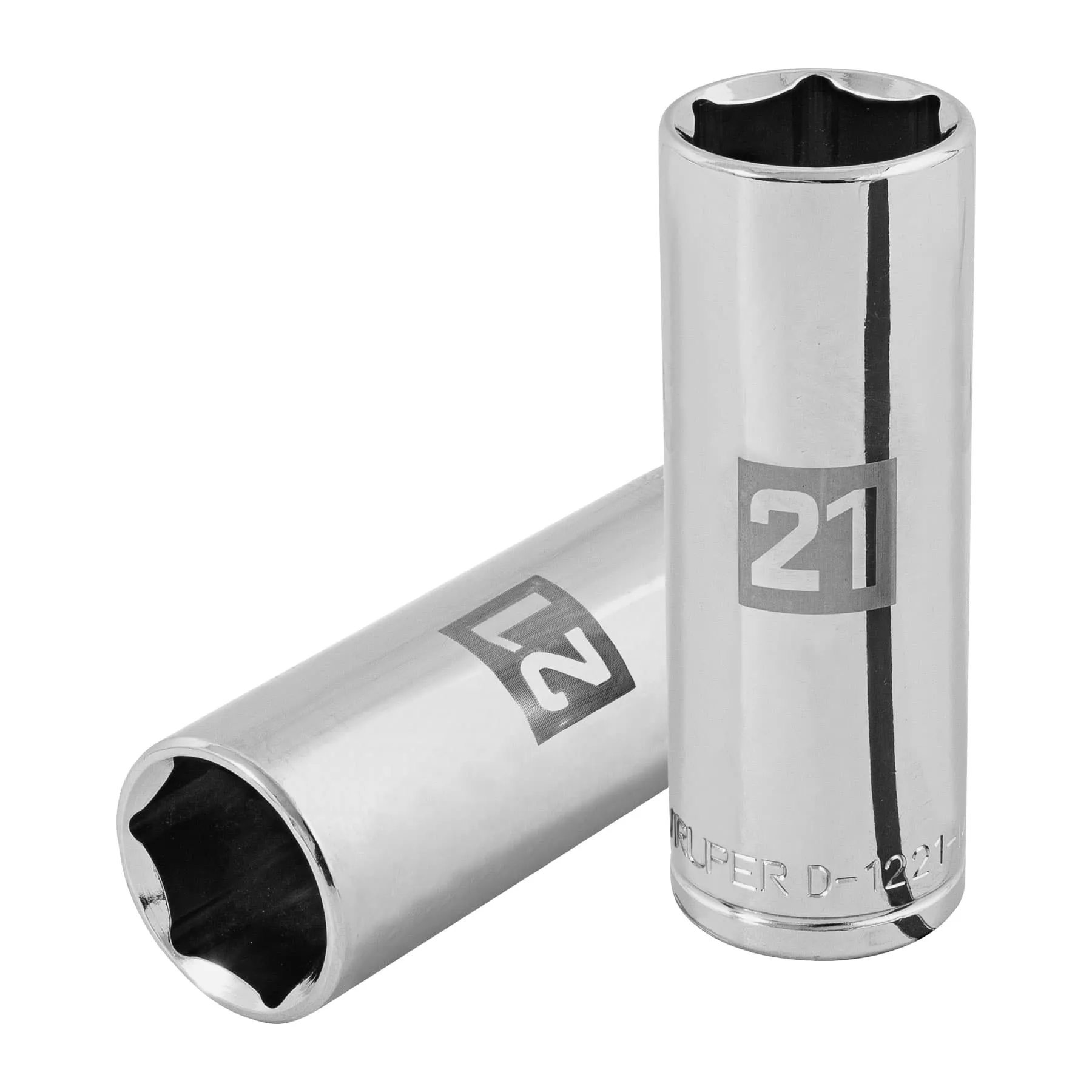 Dado largo de 21 mm, 6 puntas, cuadro 1/2 Dado largo de 21 mm, 6 puntas, cuadro 1/2