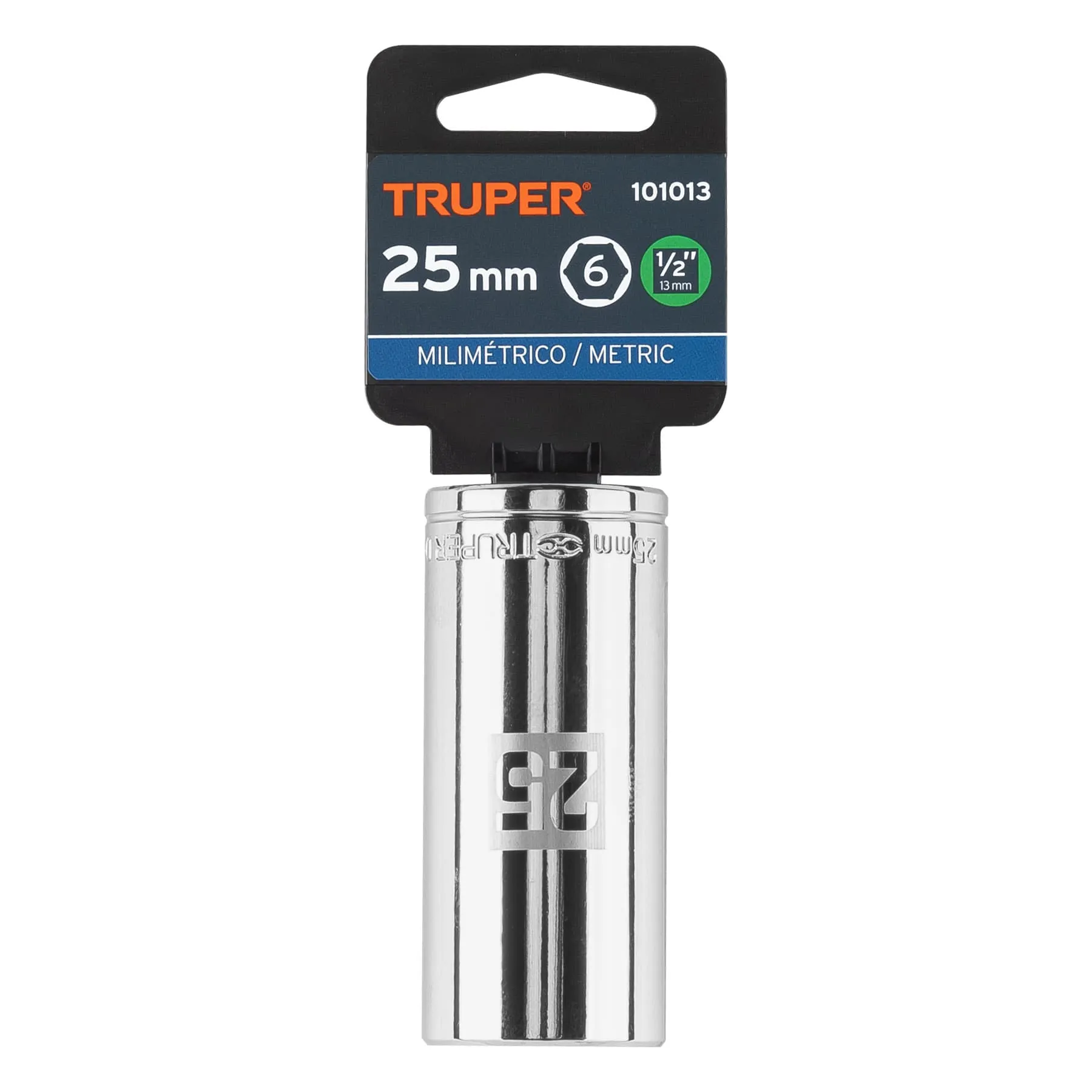 Dado largo de 25 mm, 6 puntas, cuadro 1/2 D-1225-ML, Foto 4 Tienda en línea de herramientas Truper