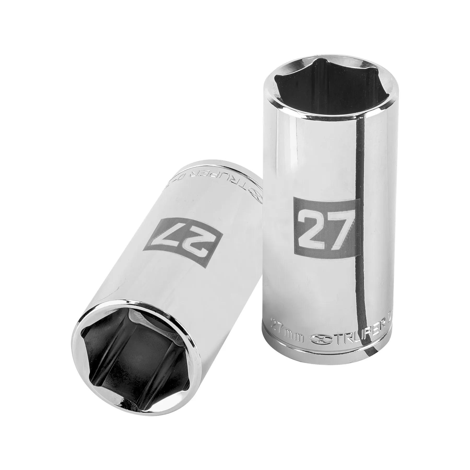 Dado largo de 27 mm, 6 puntas, cuadro 1/2 Dado largo de 27 mm, 6 puntas, cuadro 1/2