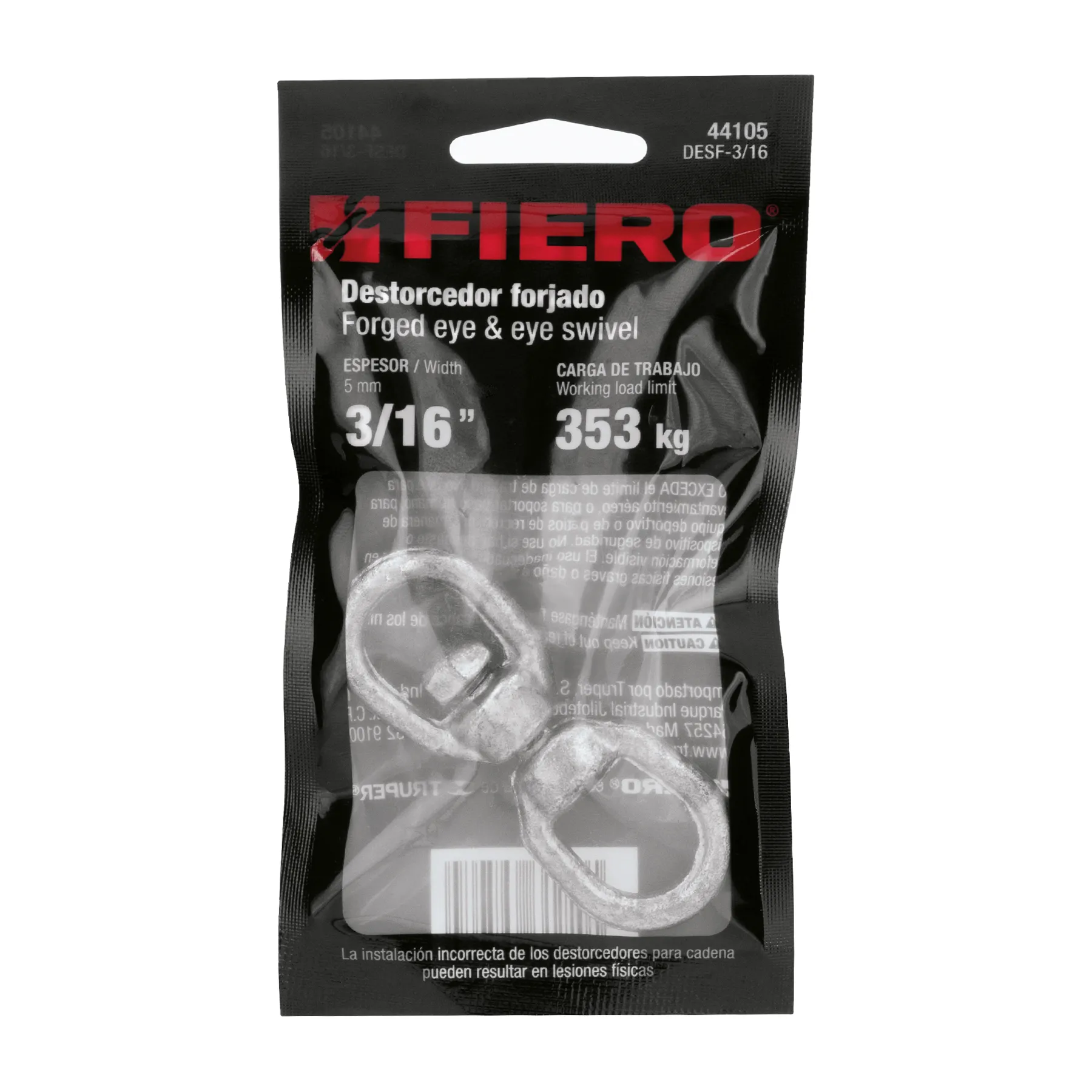 Destorcedor forjado de 3/16 DESF-3/16, Foto 4 Tienda en línea de herramientas Truper