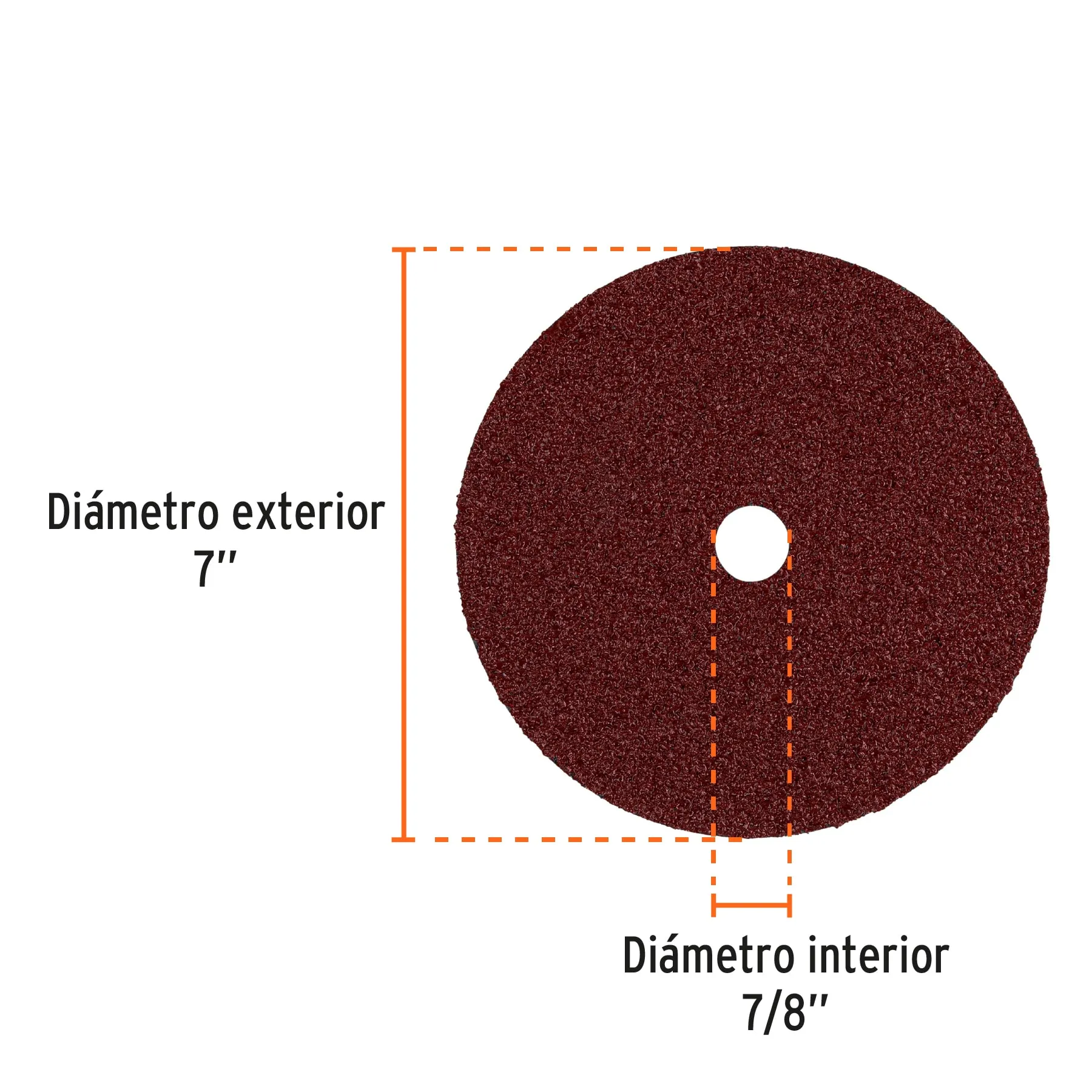 Disco de lija de 7 DILF-736, Foto 2 Tienda en línea de herramientas Truper