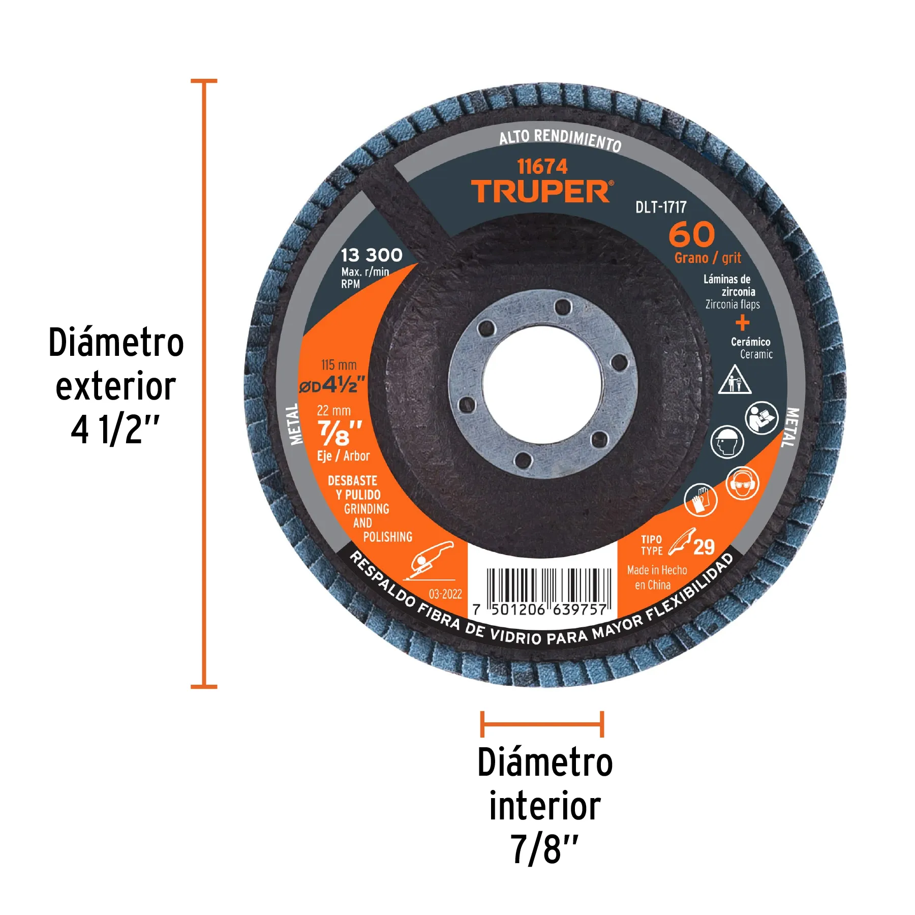 DLT-1717, Foto 3 Tienda en línea de herramientas Truper