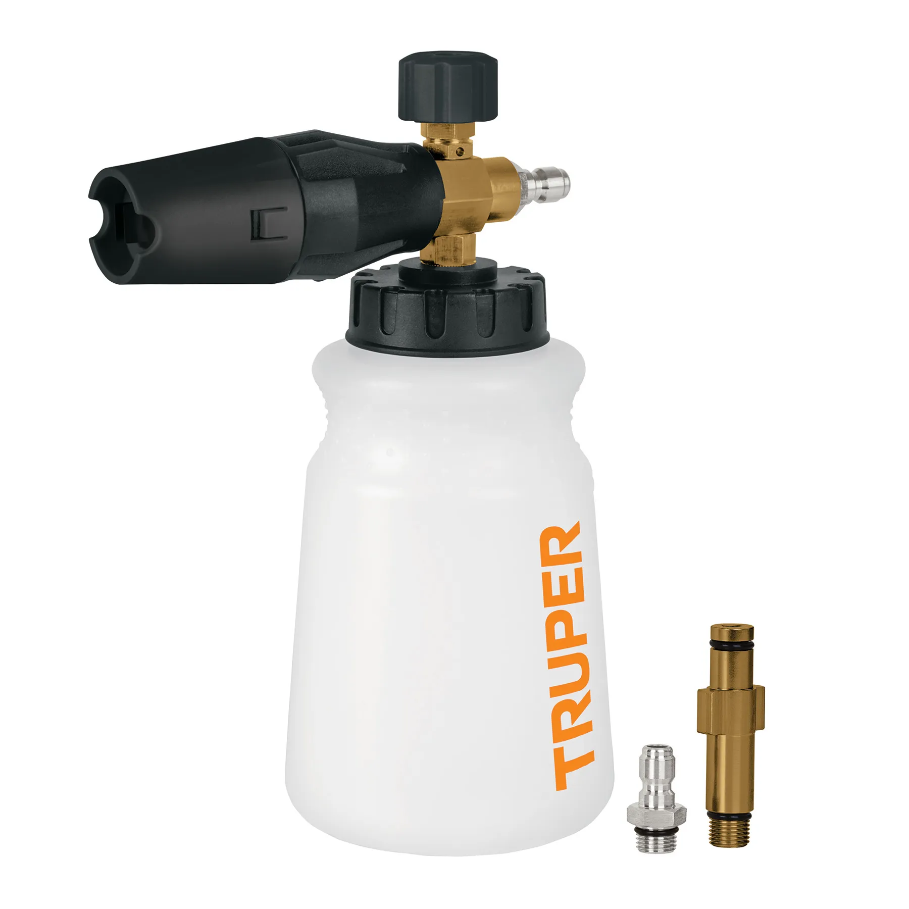 Dispensador con cañon lanza espuma para hidrolavadora Dispensador con cañon lanza espuma para hidrolavadora, Foto 1 Tienda en línea de herramientas Truper