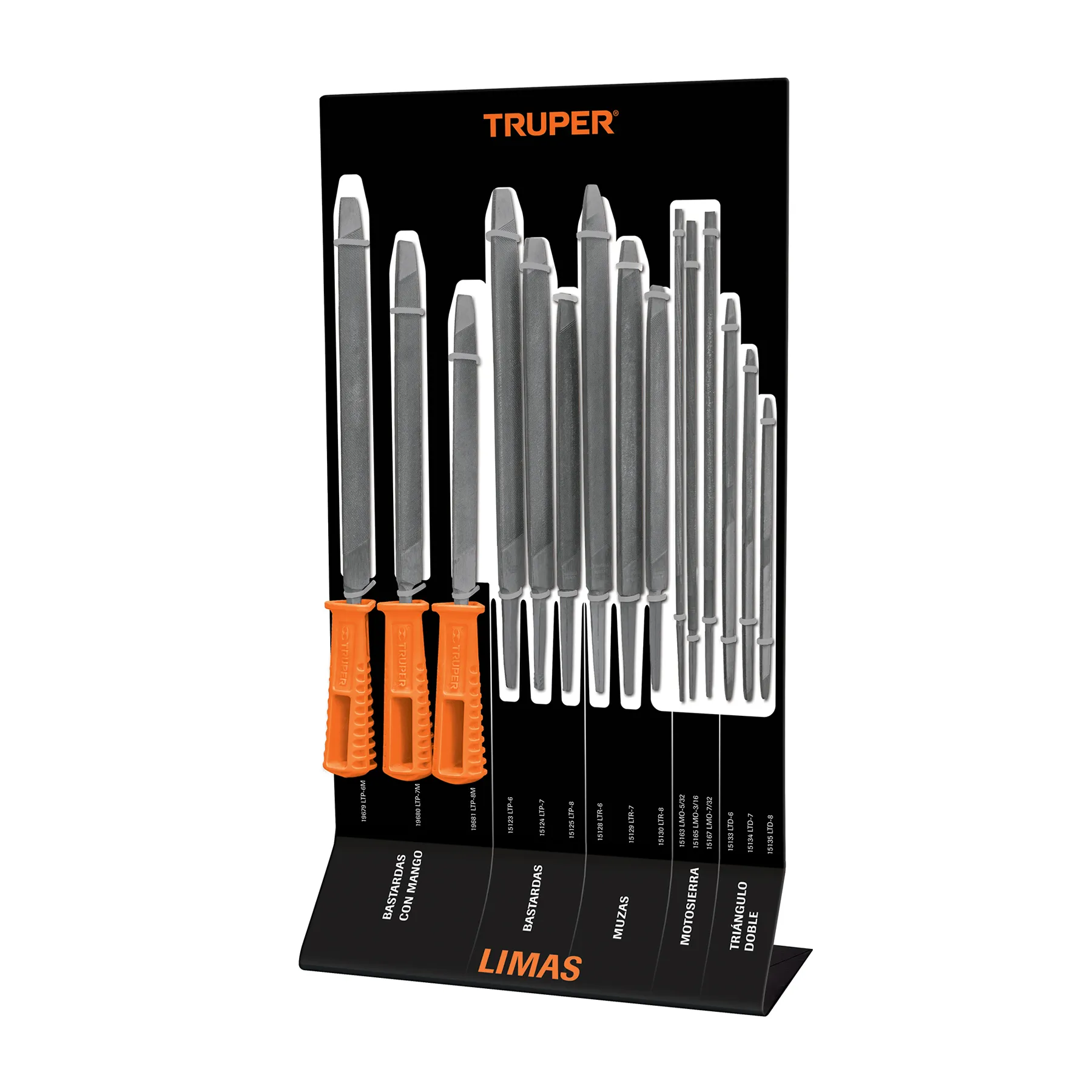 Exhibidor con limas - Truper Exhibidor con limas - Truper, Foto 1 Tienda en línea de herramientas Truper
